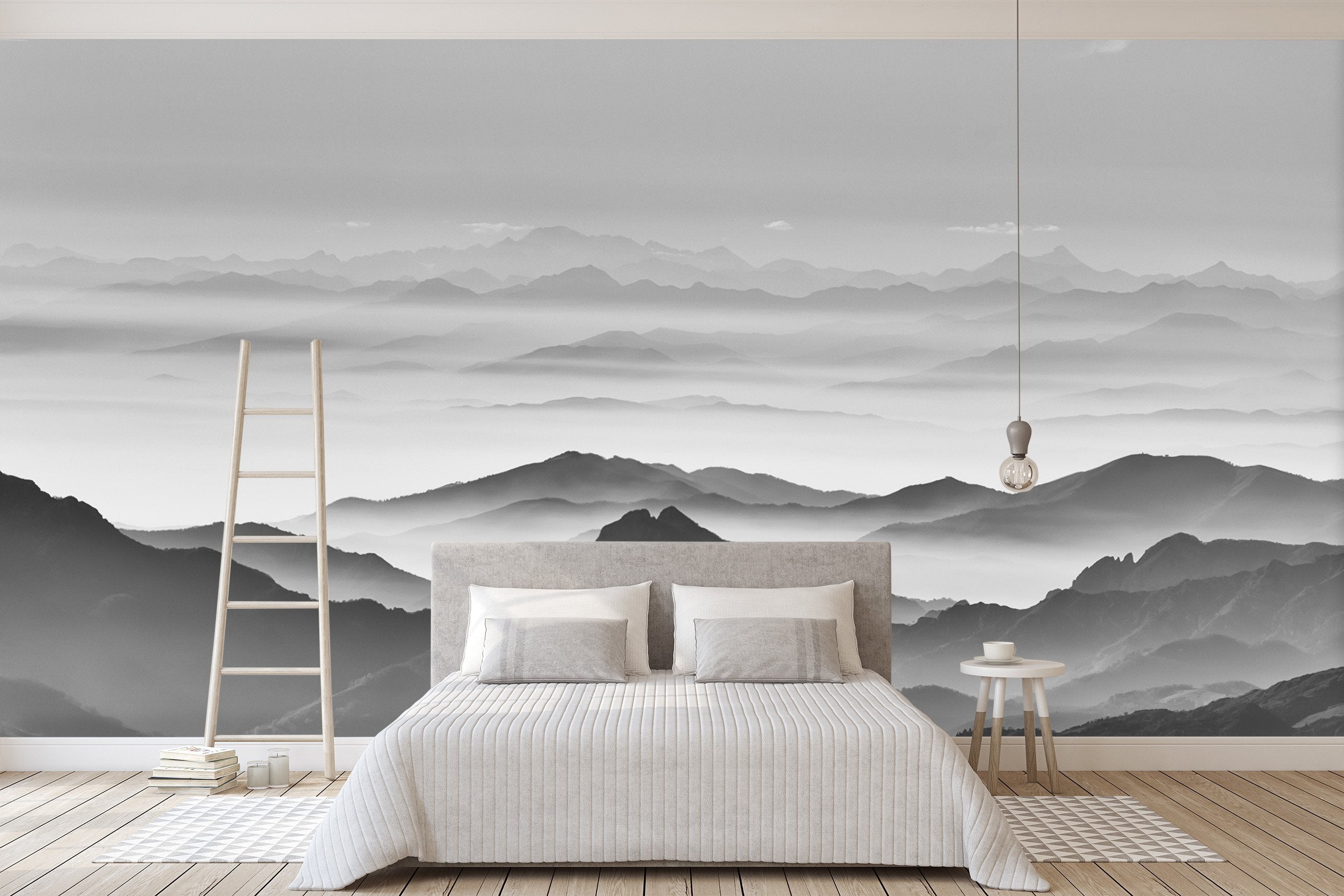 3D Row Of Mountains 070 Wallpaper AJ Wallpaper 