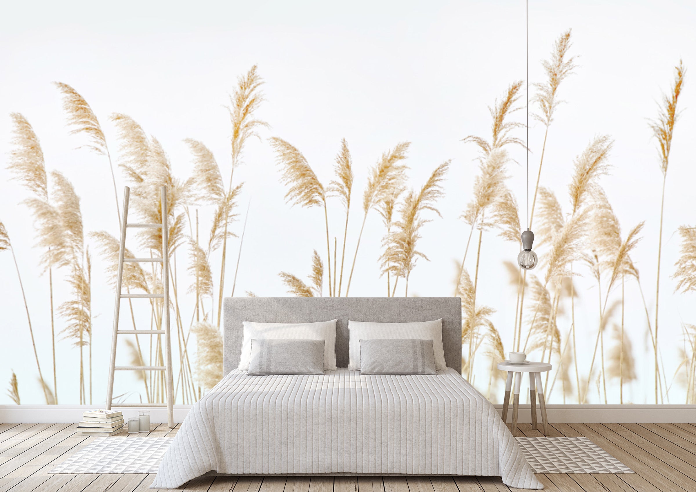 3D Golden Reed 1607 Wall Murals