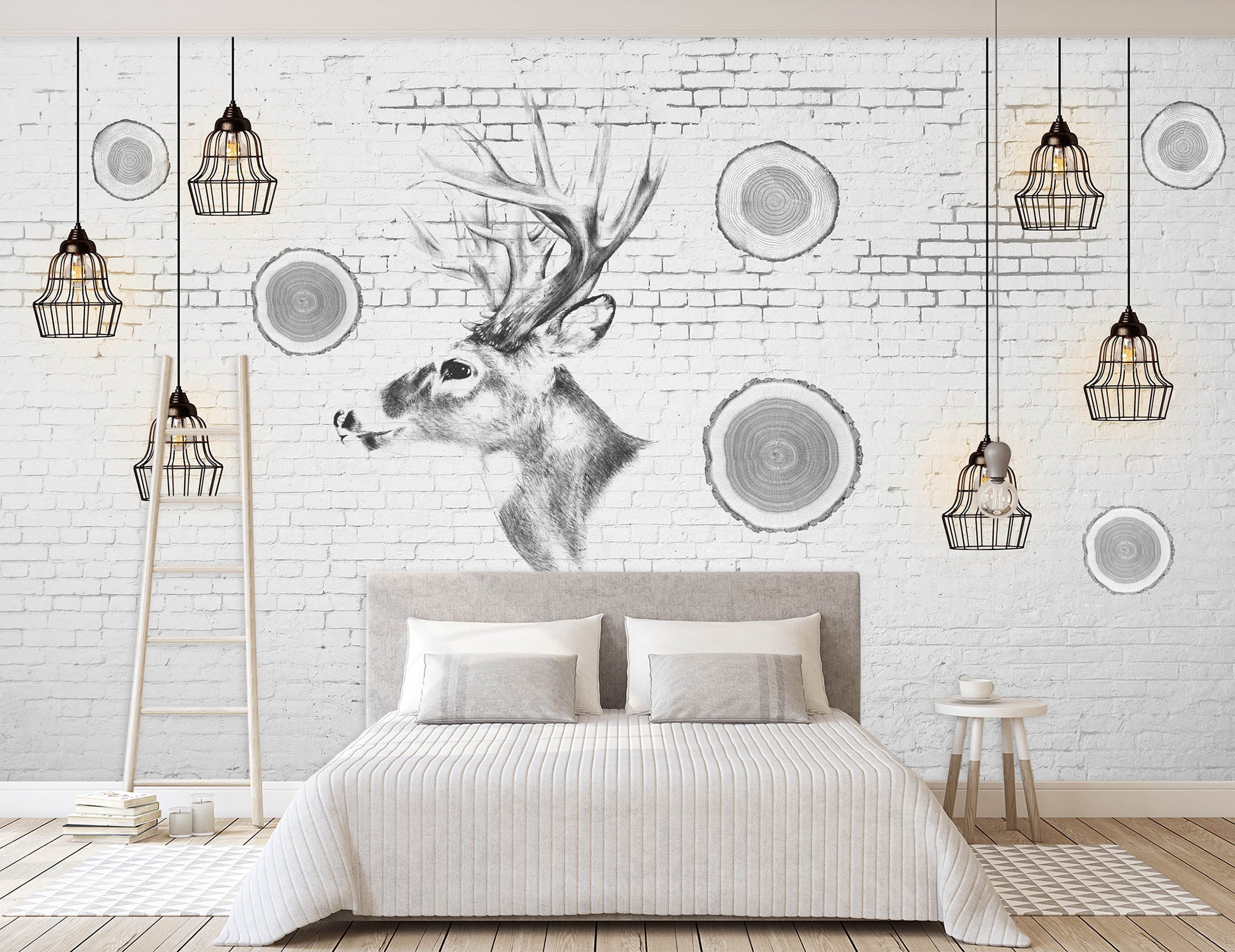 3D Nordic Modern 1541 Wall Murals