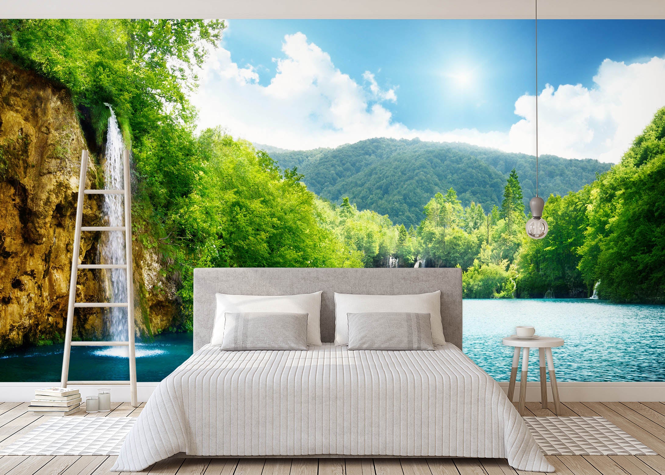 3D Mountain Jungle 57234 Wall Murals
