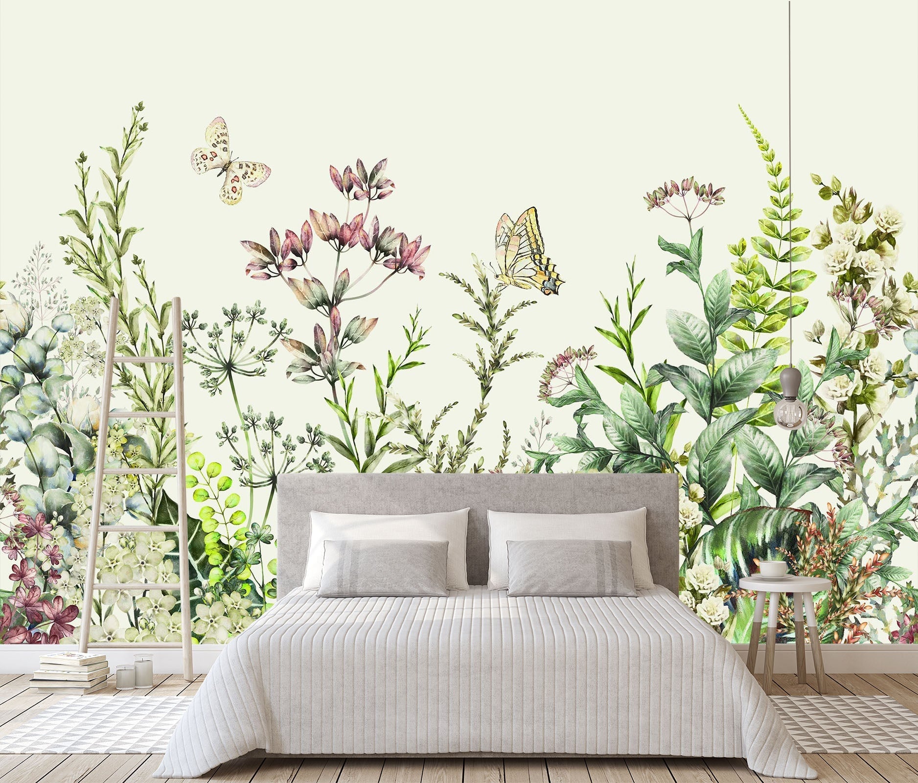 3D Hand Drawn Flower 142 Wall Murals Wallpaper AJ Wallpaper 2 