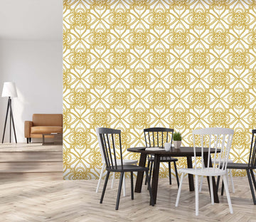 3D Golden Thread Flower 482 Wallpaper AJ Wallpaper 