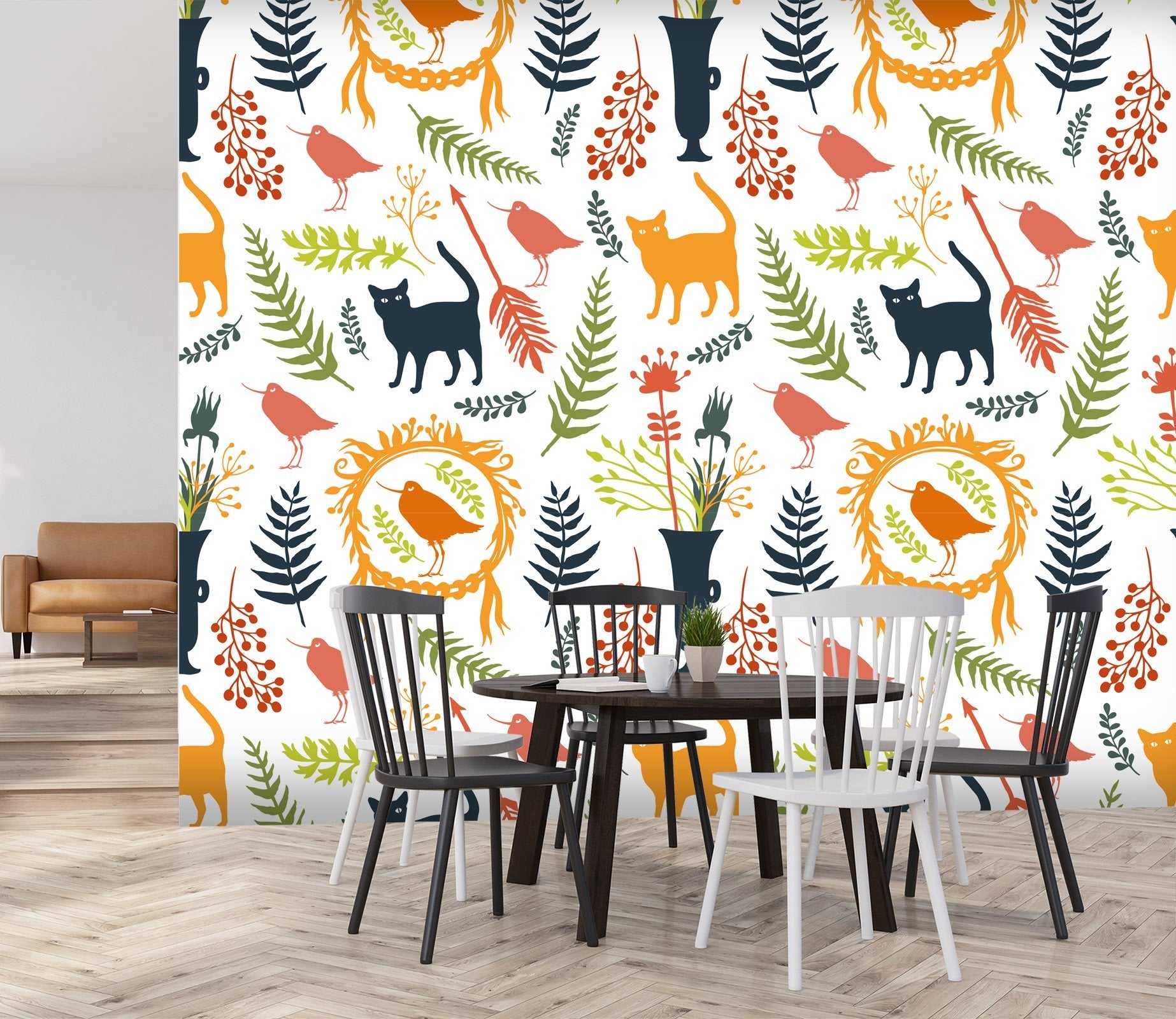 3D Cat Bird 270 Wallpaper AJ Wallpaper 