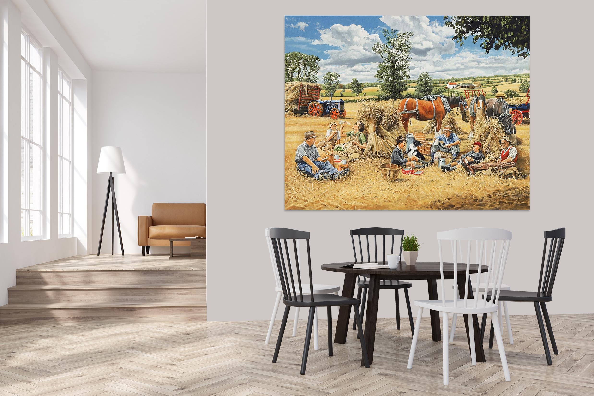 3D Harvest Lunch 038 Trevor Mitchell Wall Sticker