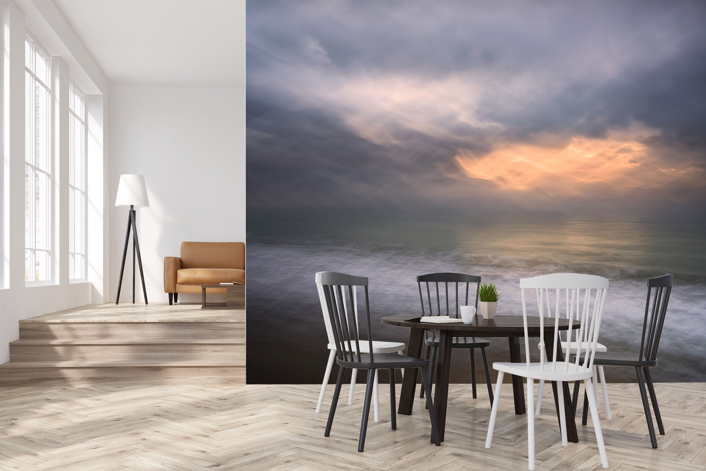 3D Misty Sunrise 1416 Marco Carmassi Wall Mural Wall Murals