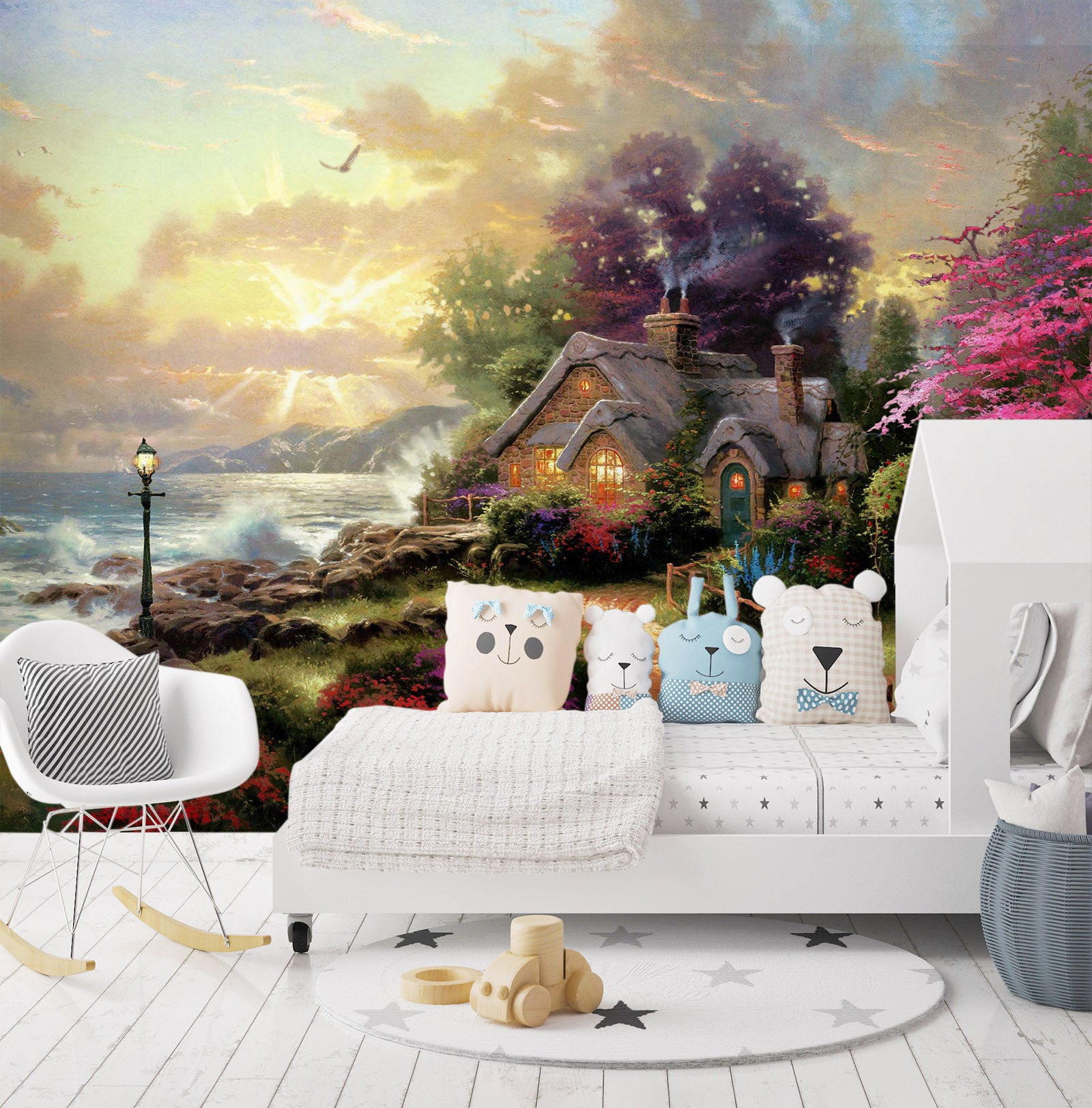 3D Hand Drawn Fairy Tale 017 Wall Murals
