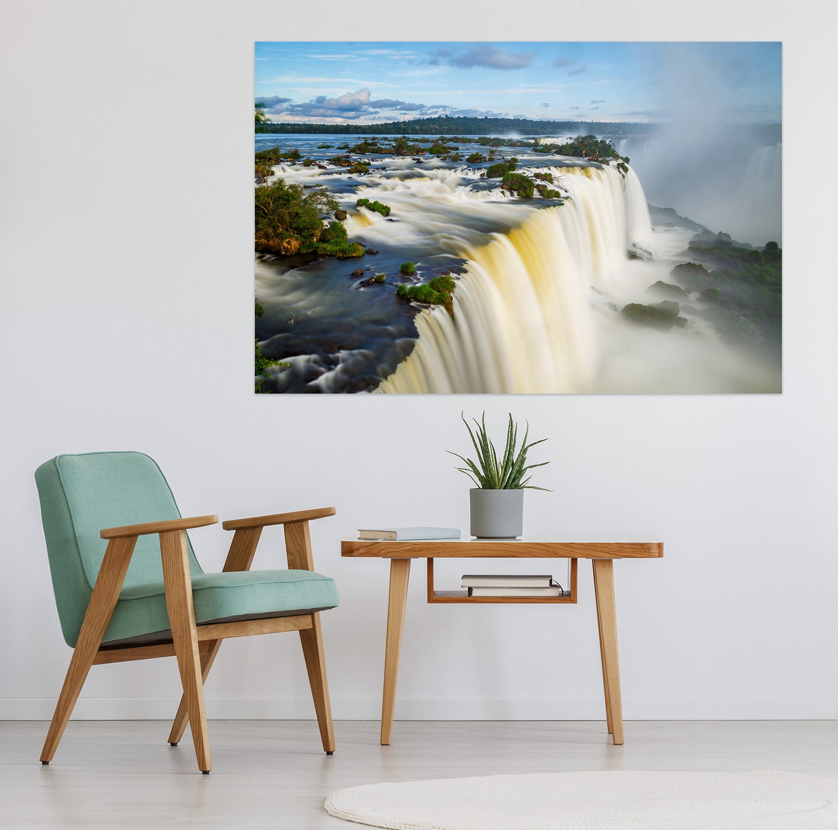 3D Ferocious Waterfall 1064 Wall Sticker