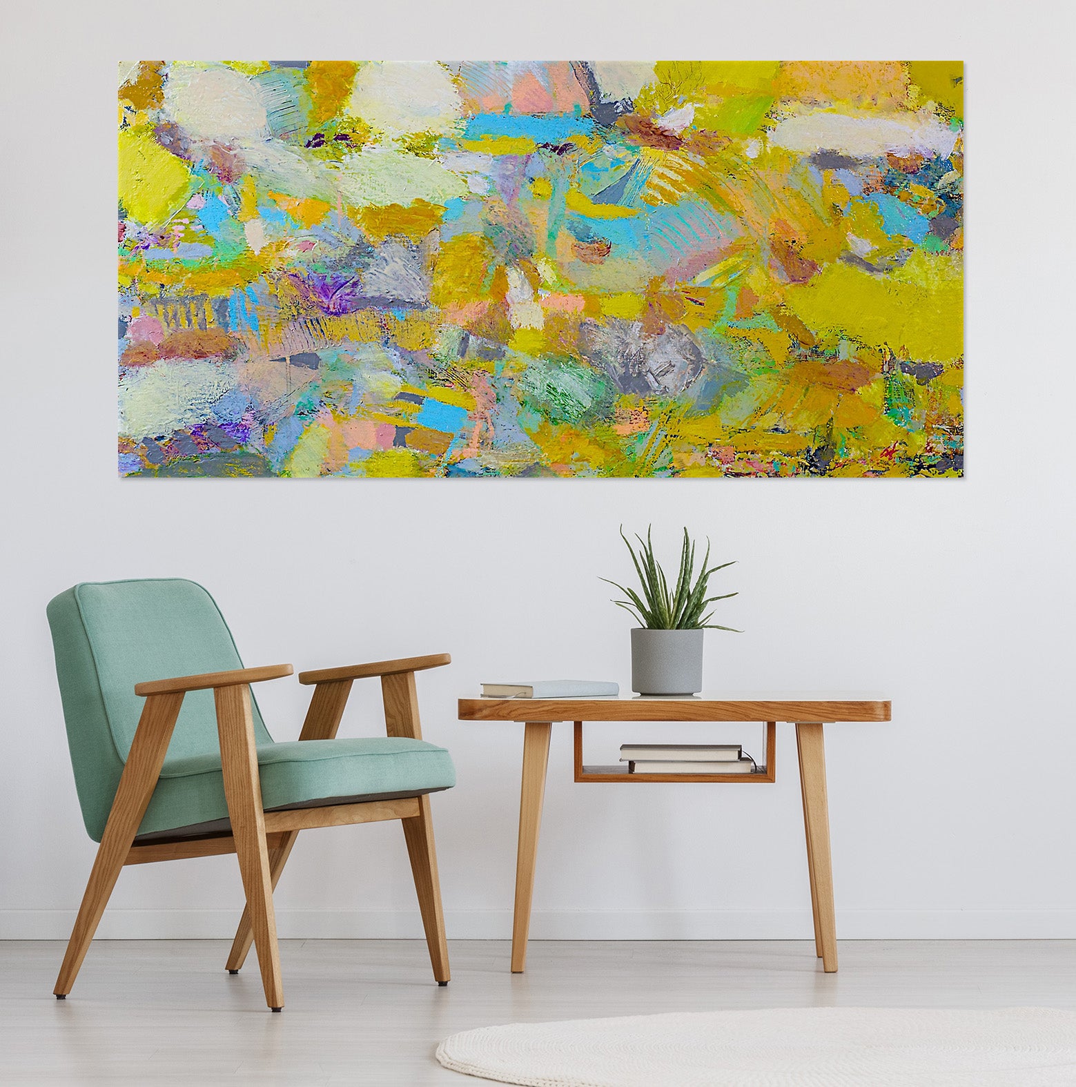 3D Abstract Green 104 Allan P. Friedlander Wall Sticker