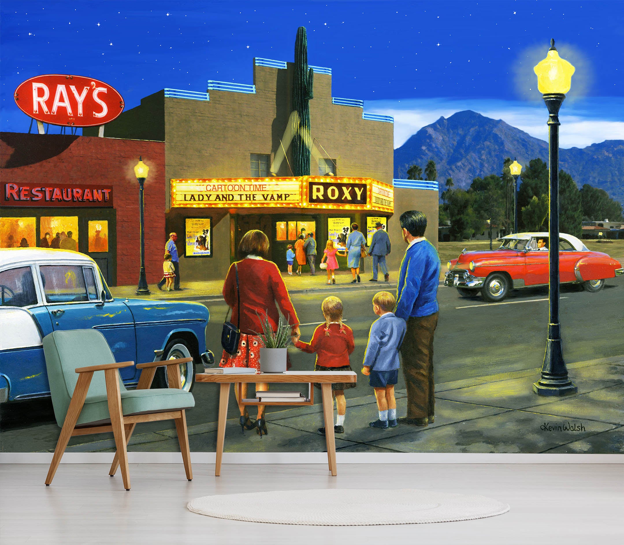 3D Theatre House 125 Kevin Walsh Wall Mural Wall Murals