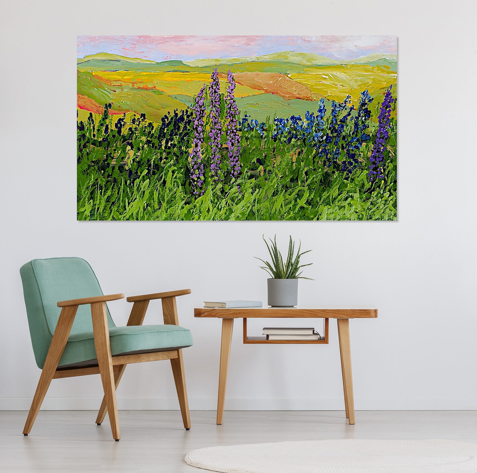 3D Green Field 153 Allan P. Friedlander Wall Sticker