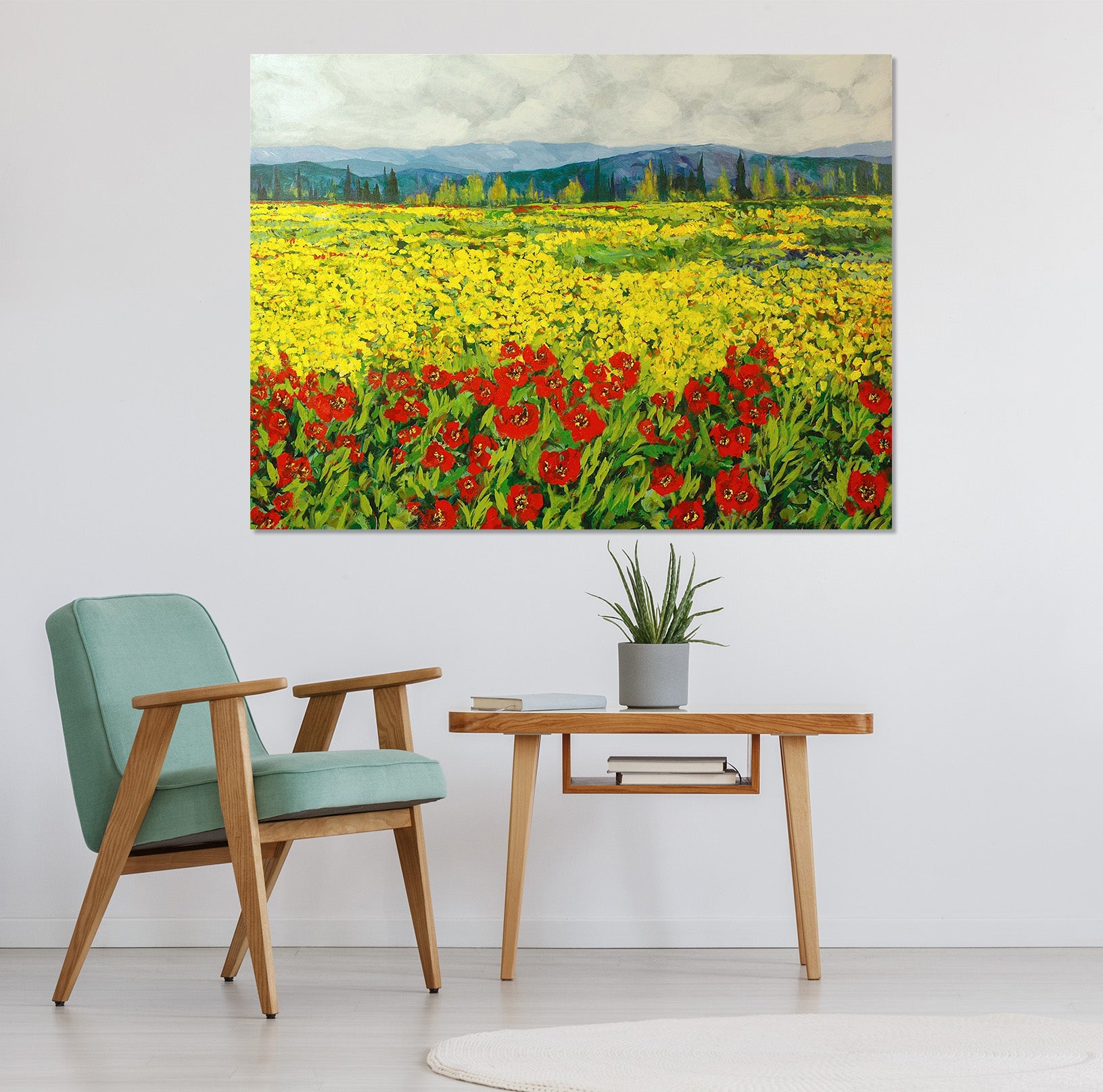 3D Blooming 137 Allan P. Friedlander Wall Sticker