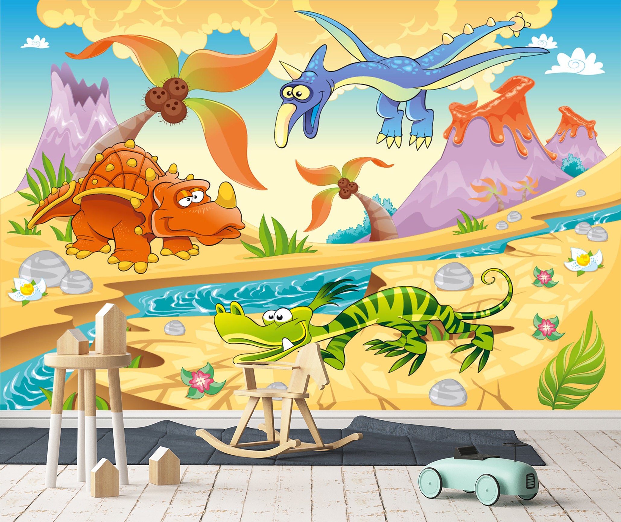 3D Color Forest 2071 Wall Murals