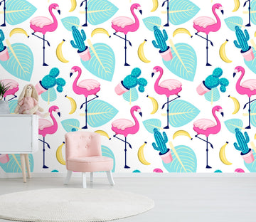 3D Banana Flamingo 451 Wallpaper AJ Wallpaper 