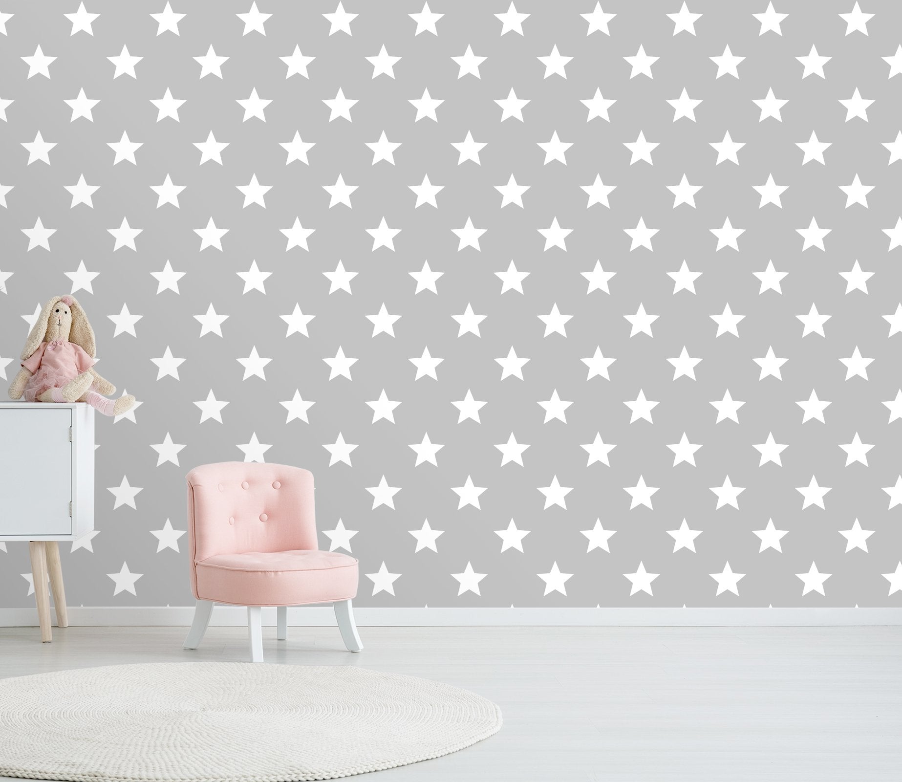 3D White Star 486 Wallpaper AJ Wallpaper 