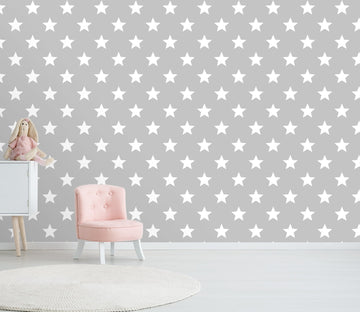 3D White Star 486 Wallpaper AJ Wallpaper 