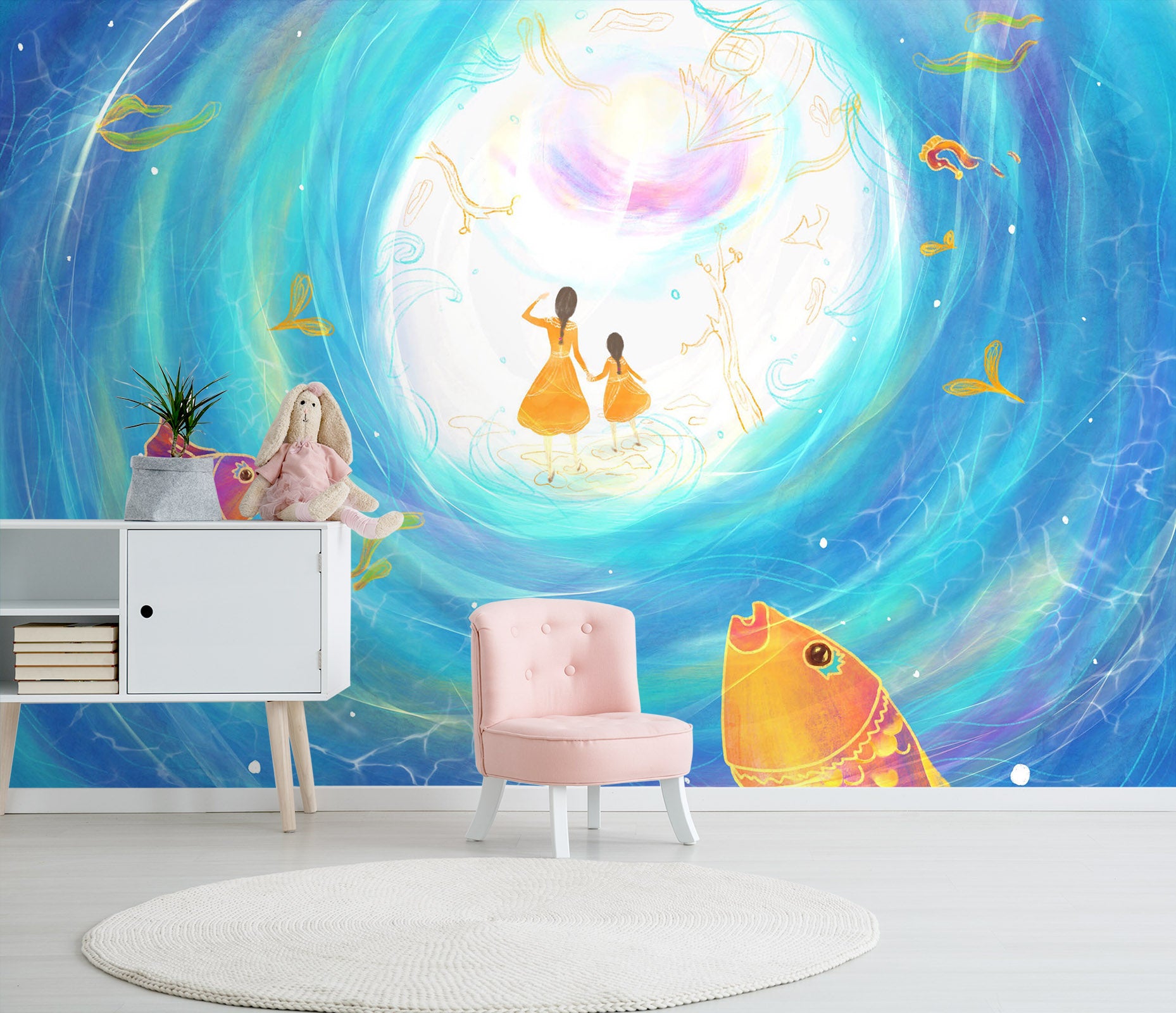 3D Illustration Child 011 Wall Murals