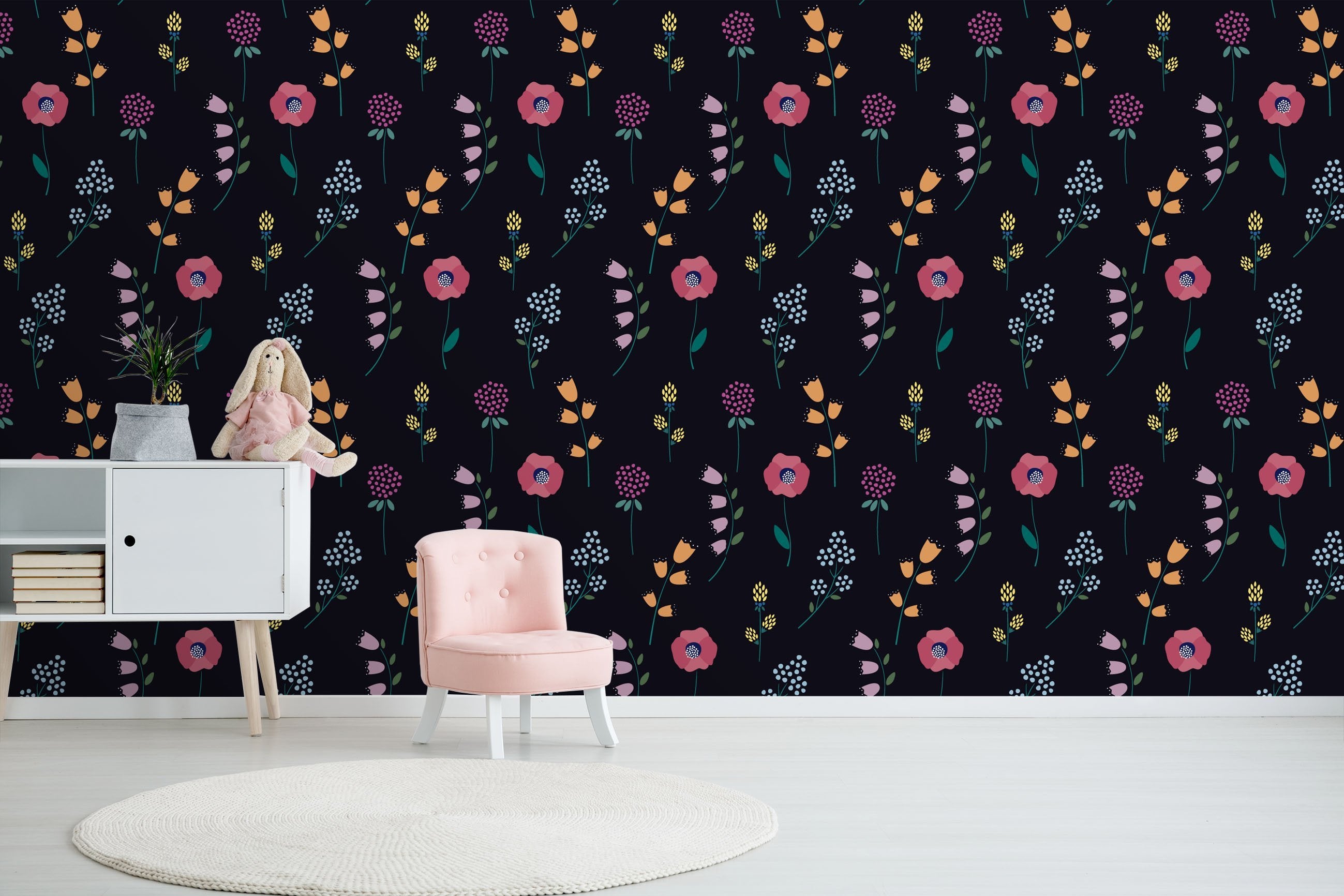 3D Small Red Flowers 095 Wallpaper AJ Wallpaper 