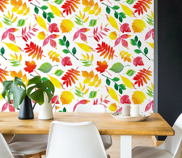 3D Yellow Leaves 565 Wallpaper AJ Wallpaper 