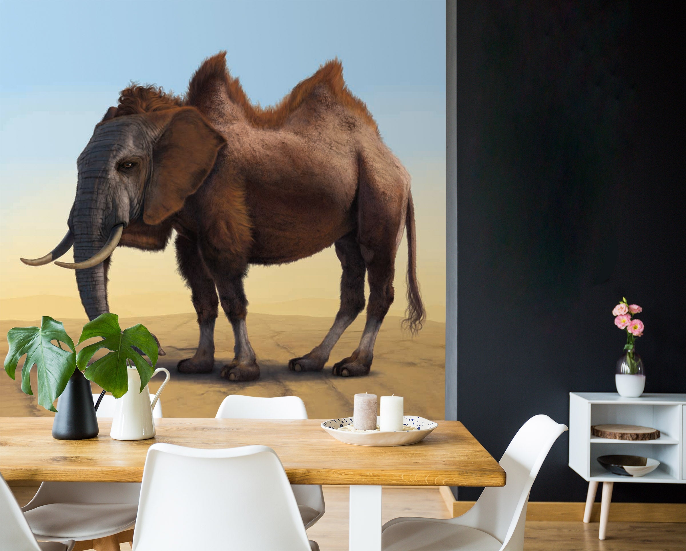 3D Elephant Animal 1398 Wall Murals Exclusive Designer Vincent Wallpaper AJ Wallpaper 2 