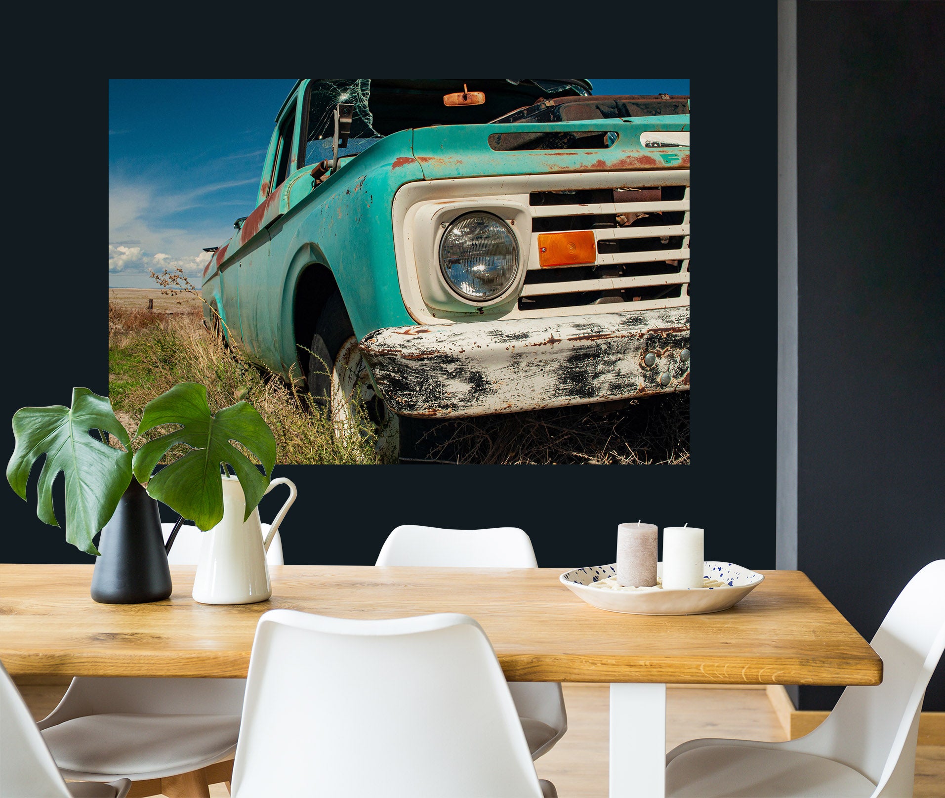 3D Outdoor Pickup Truck 4001 Beth Sheridan Wall Sticker