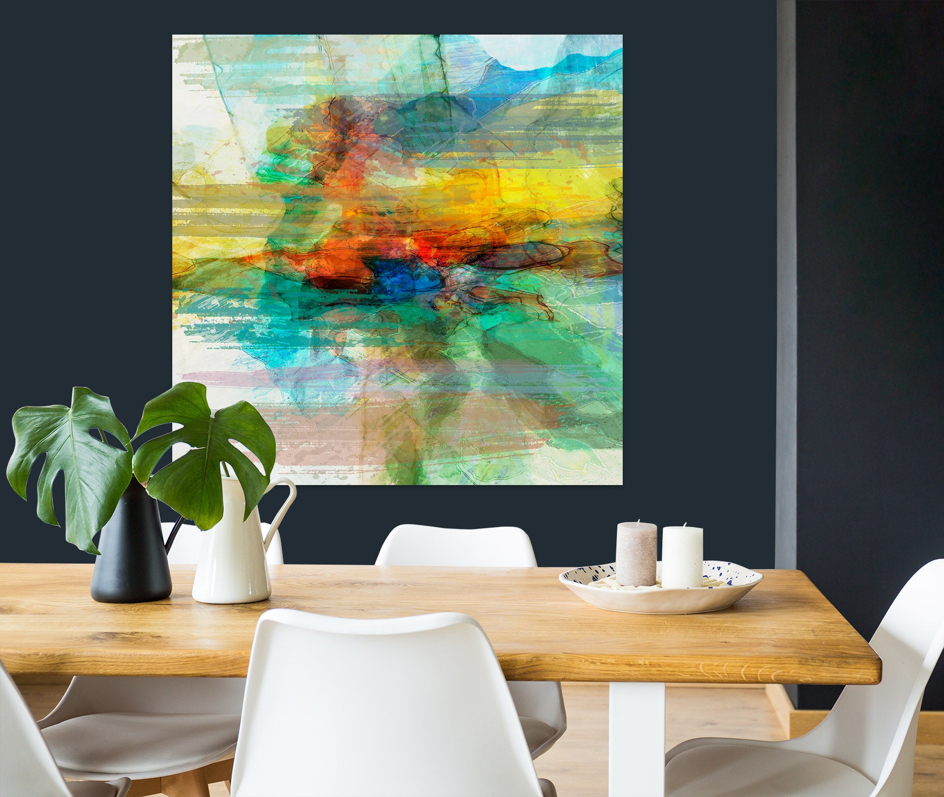 3D Color Light 030 Michael Tienhaara Wall Sticker