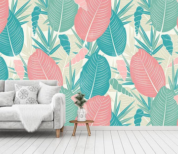 3D Big Leaf 022 Wallpaper AJ Wallpaper 