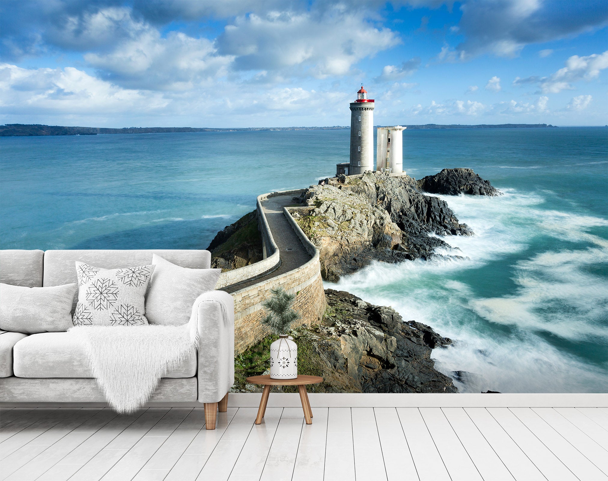 3D Sea Lighthouse 44 Wall Murals