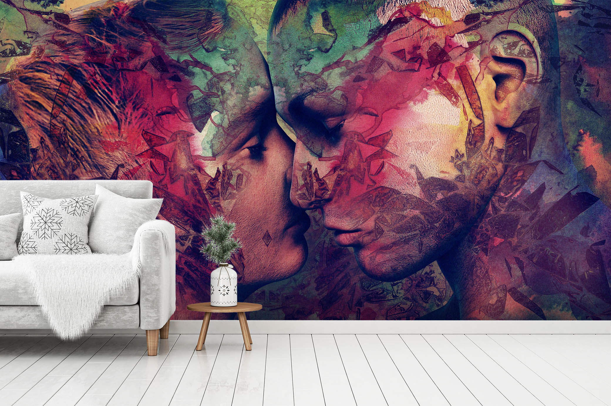 3D Graffiti Love 1406 Marco Cavazzana Wall Mural Wall Murals