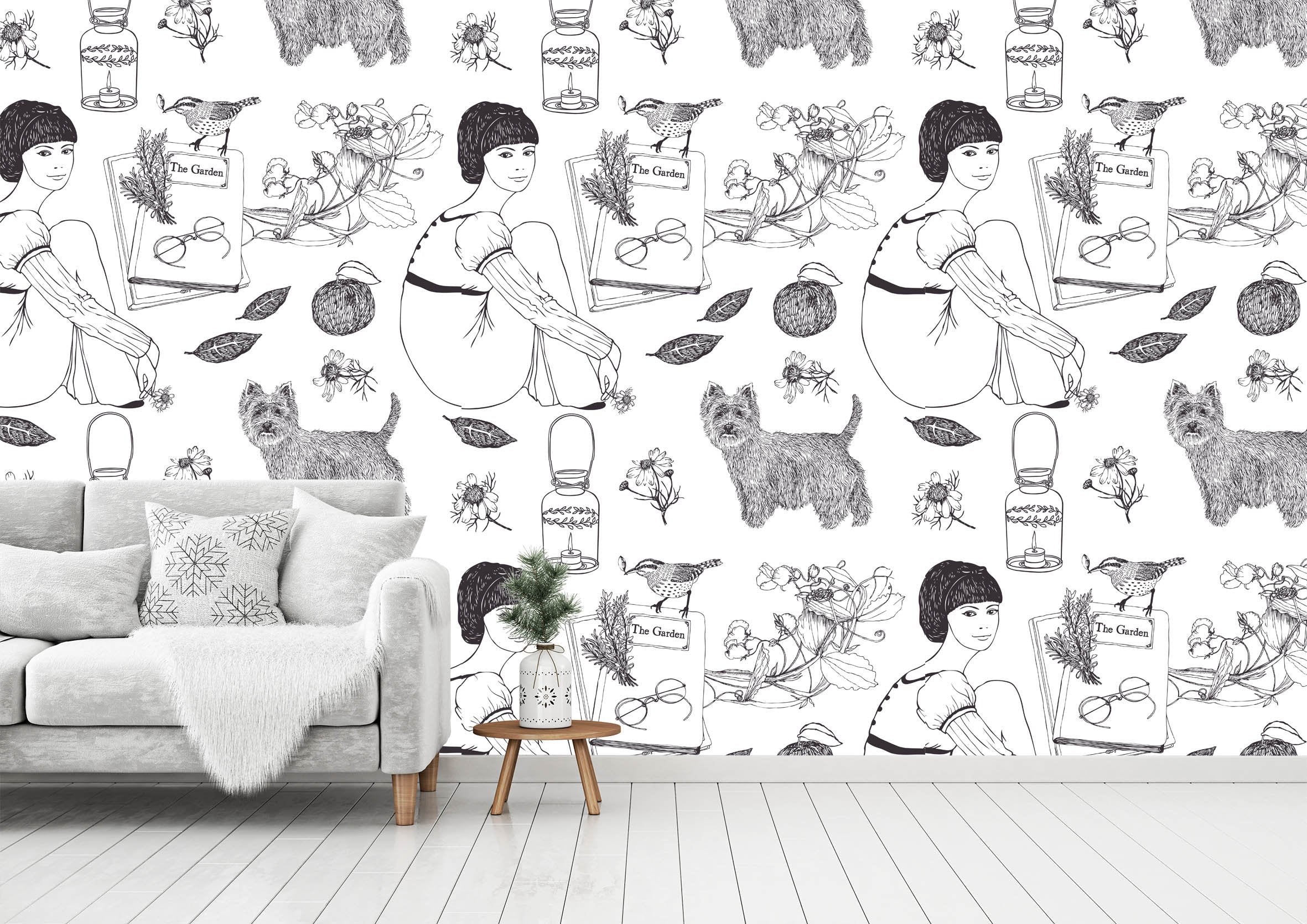 3D Sitting Relaxed 001 Wallpaper AJ Wallpaper 