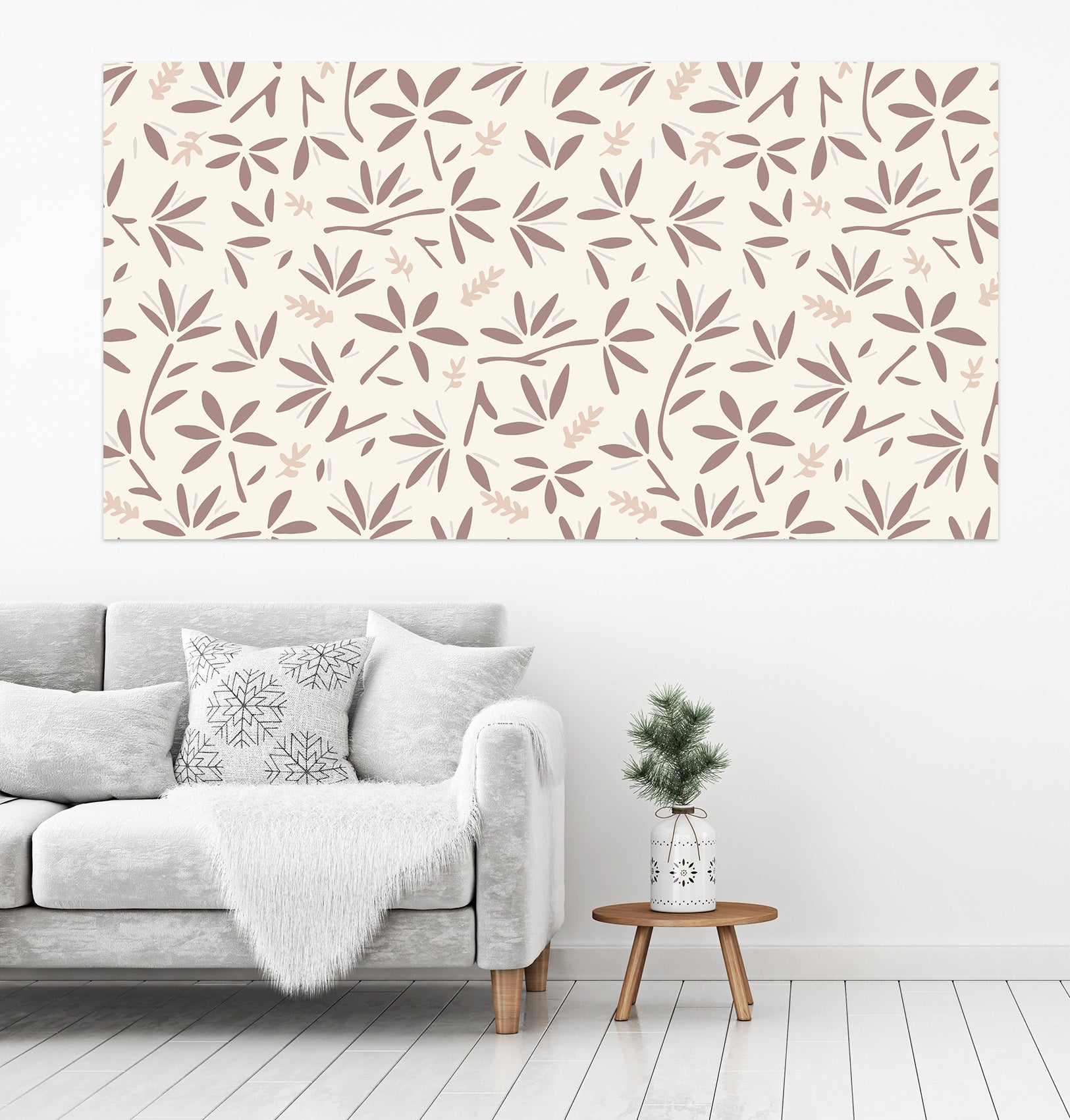 3D Flower Pattern 005 Jillian Helvey Wall Sticker