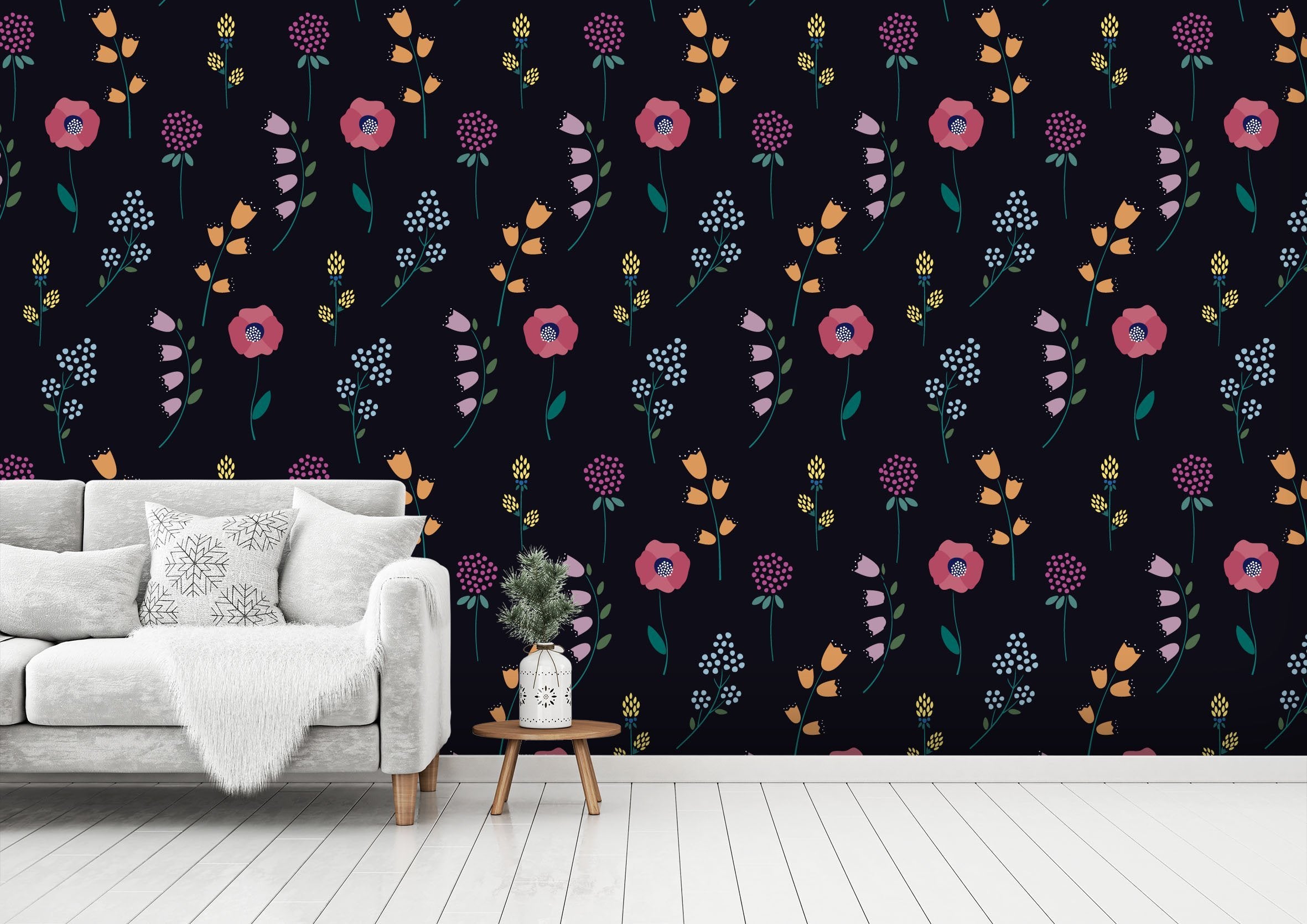 3D Small Red Flowers 095 Wallpaper AJ Wallpaper 