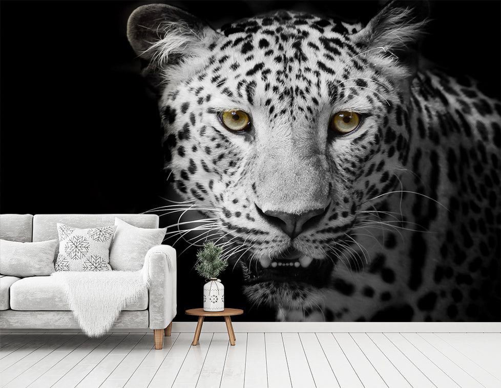 3D Mighty Leopard WC516 Wall Murals
