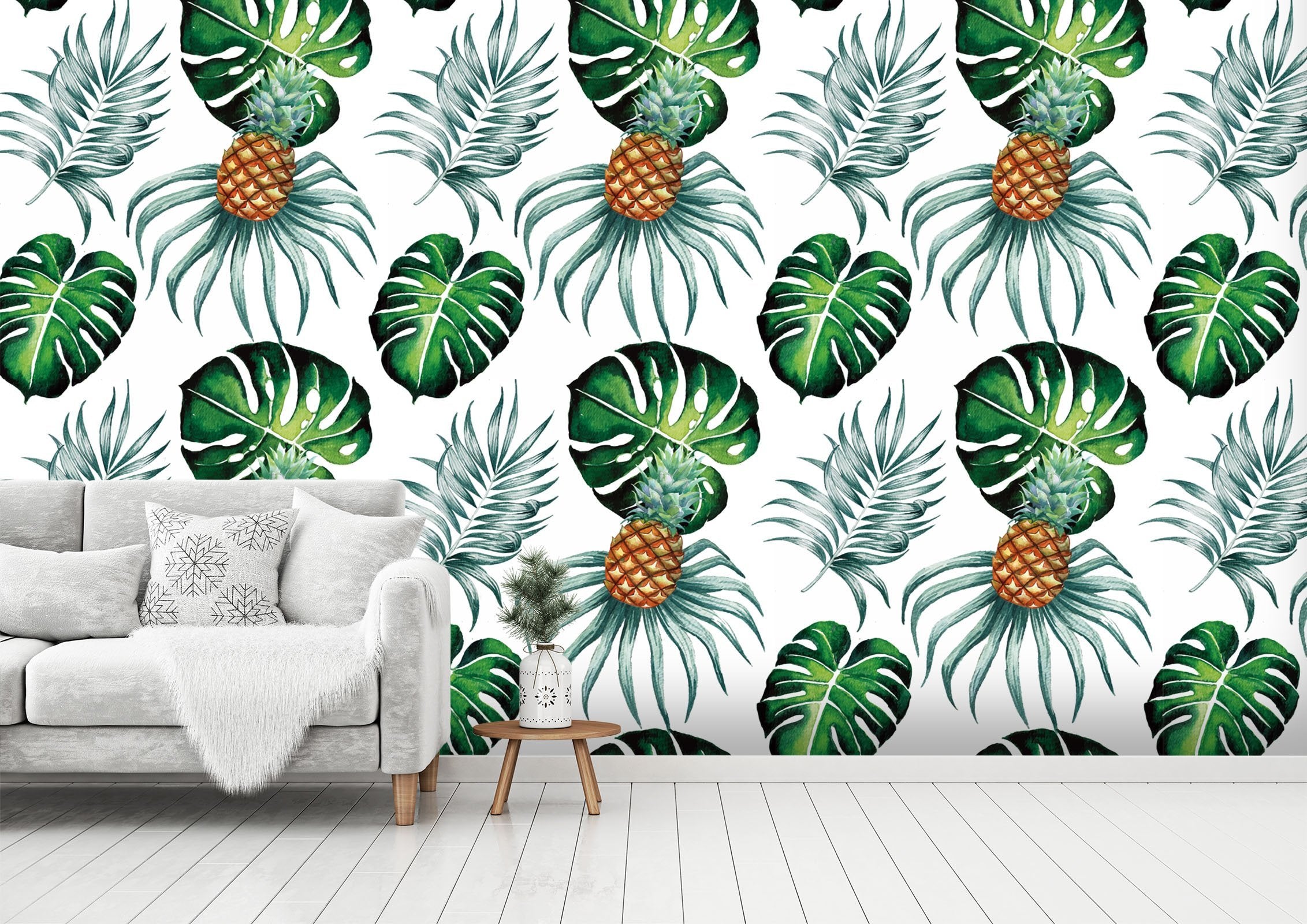 3D Pineapple Leaf 594 Wallpaper AJ Wallpaper 