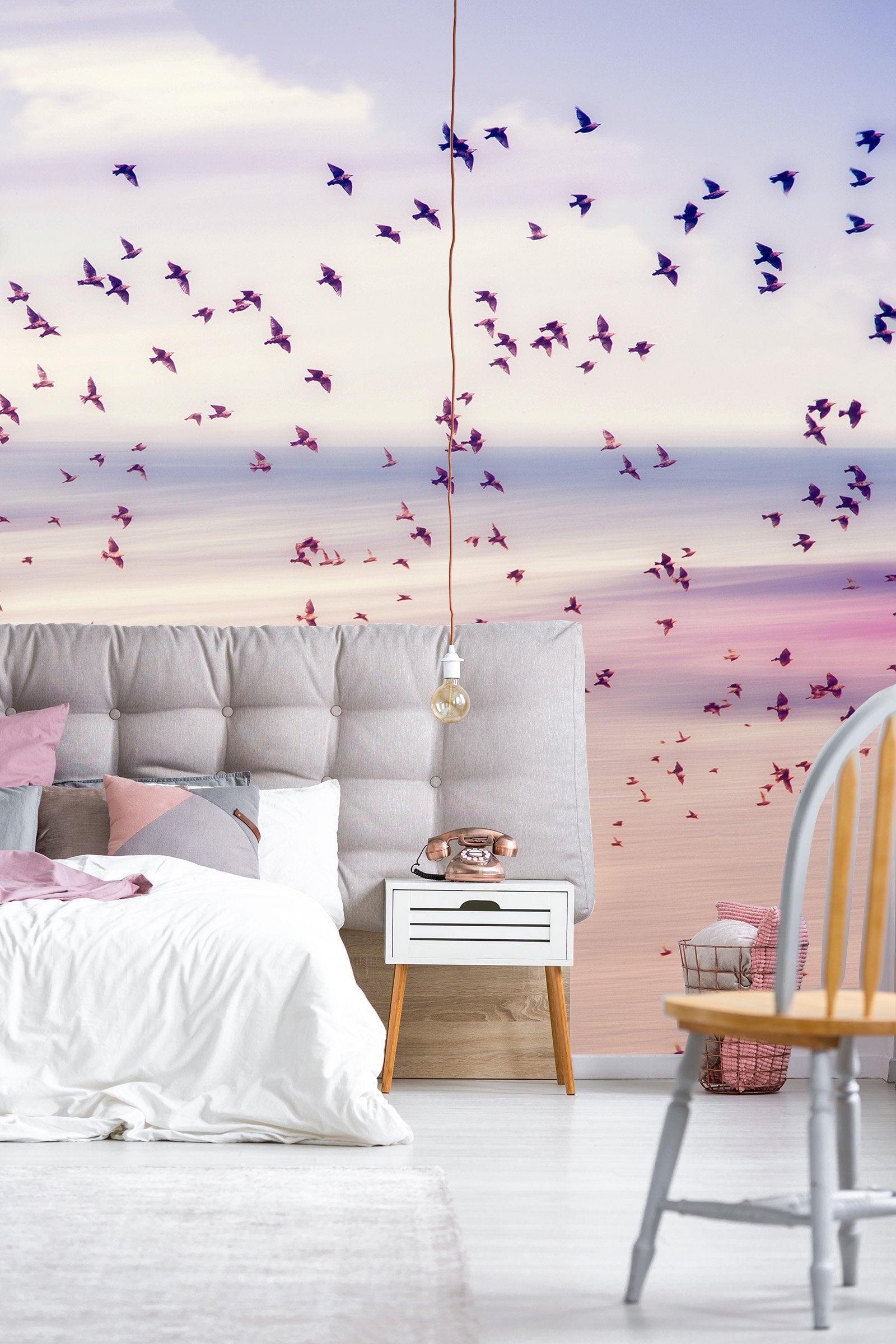 3D Wild Geese Flying 039 Wallpaper AJ Wallpaper 