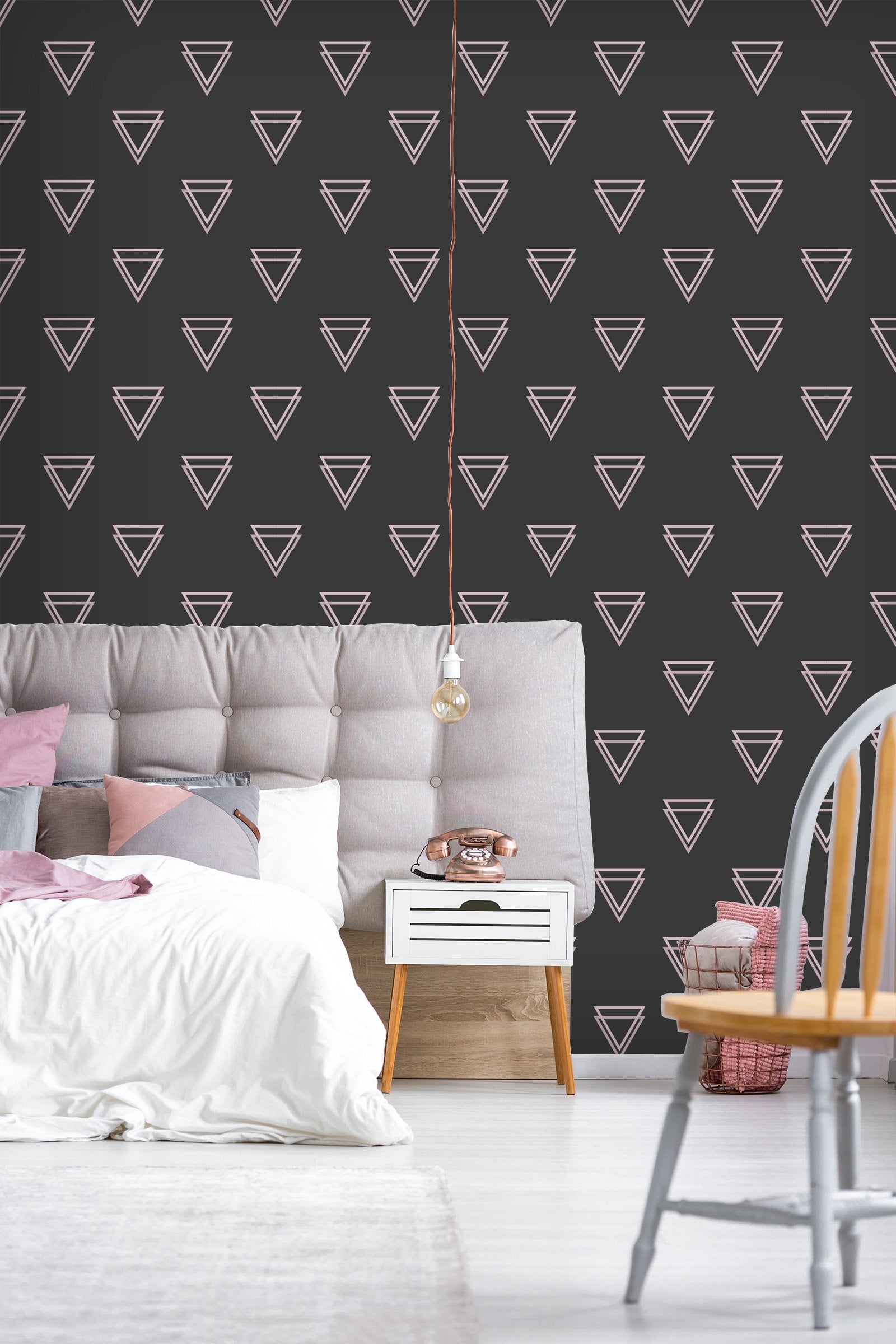 3D White Overlapping Triangle 531 Wallpaper AJ Wallpaper 