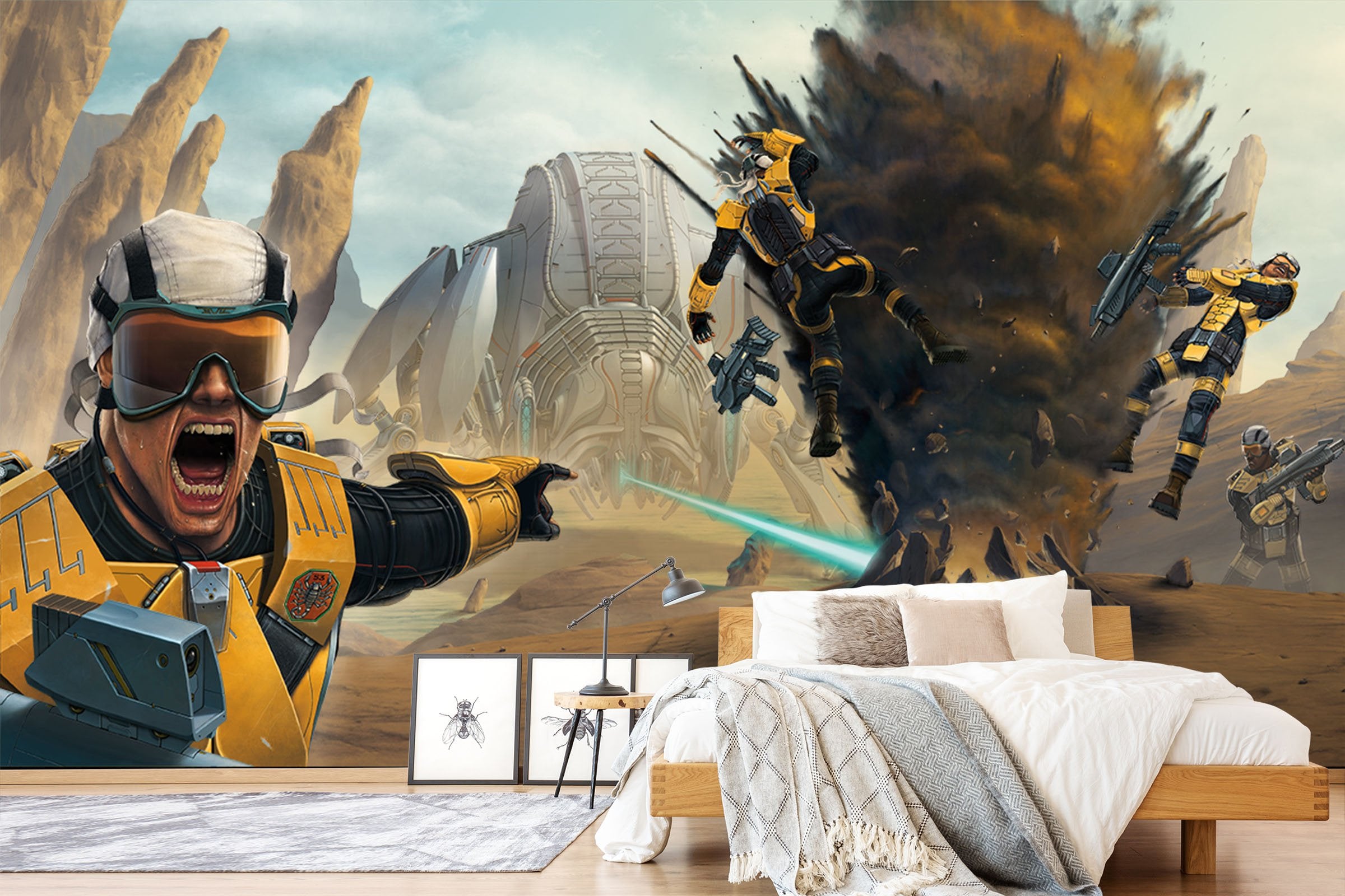 3D Battlefield 1515 Wall Murals Exclusive Designer Vincent Wallpaper AJ Wallpaper 2 