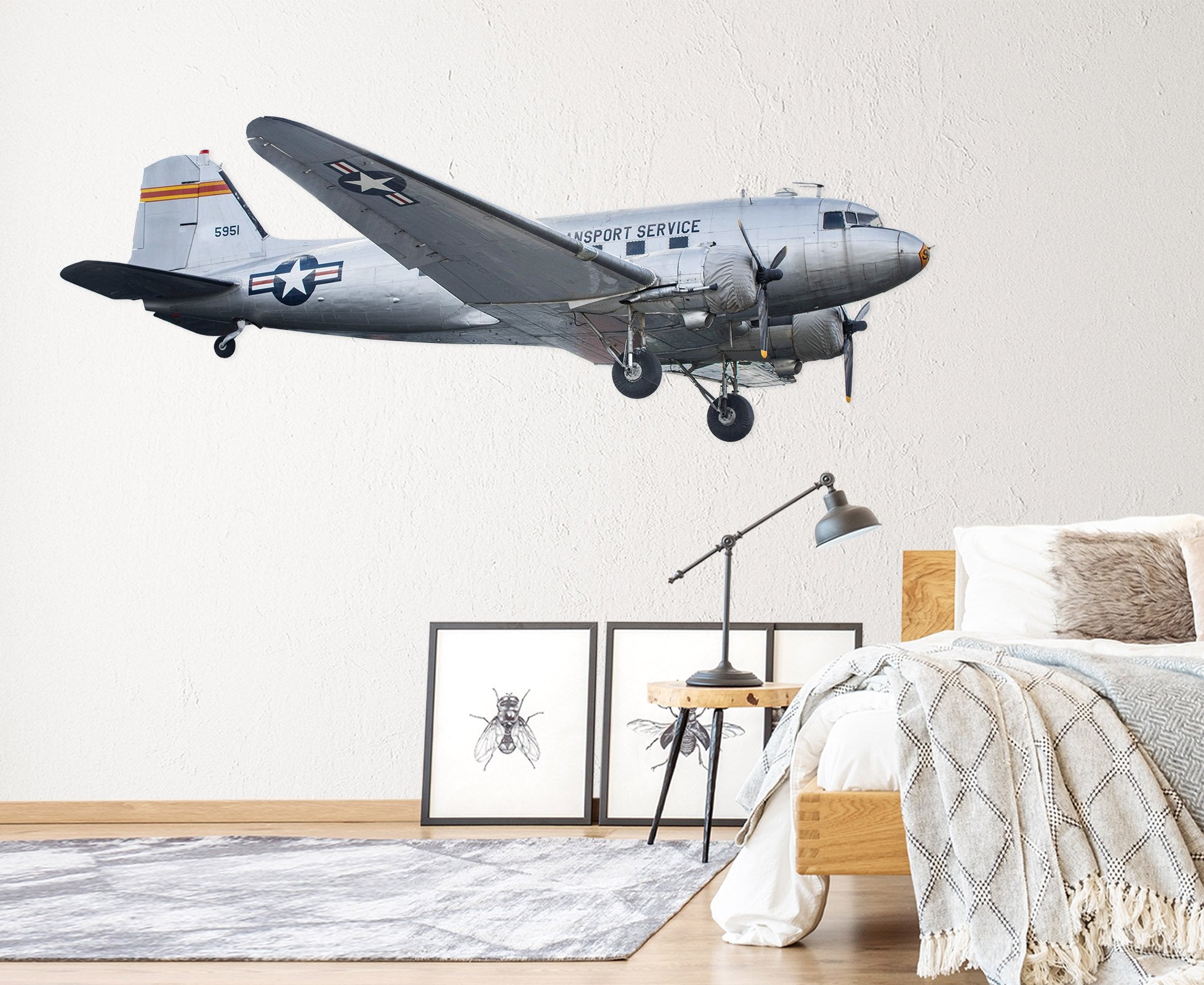 3D Historical-aircraft 0180 Vehicles Wallpaper AJ Wallpaper 