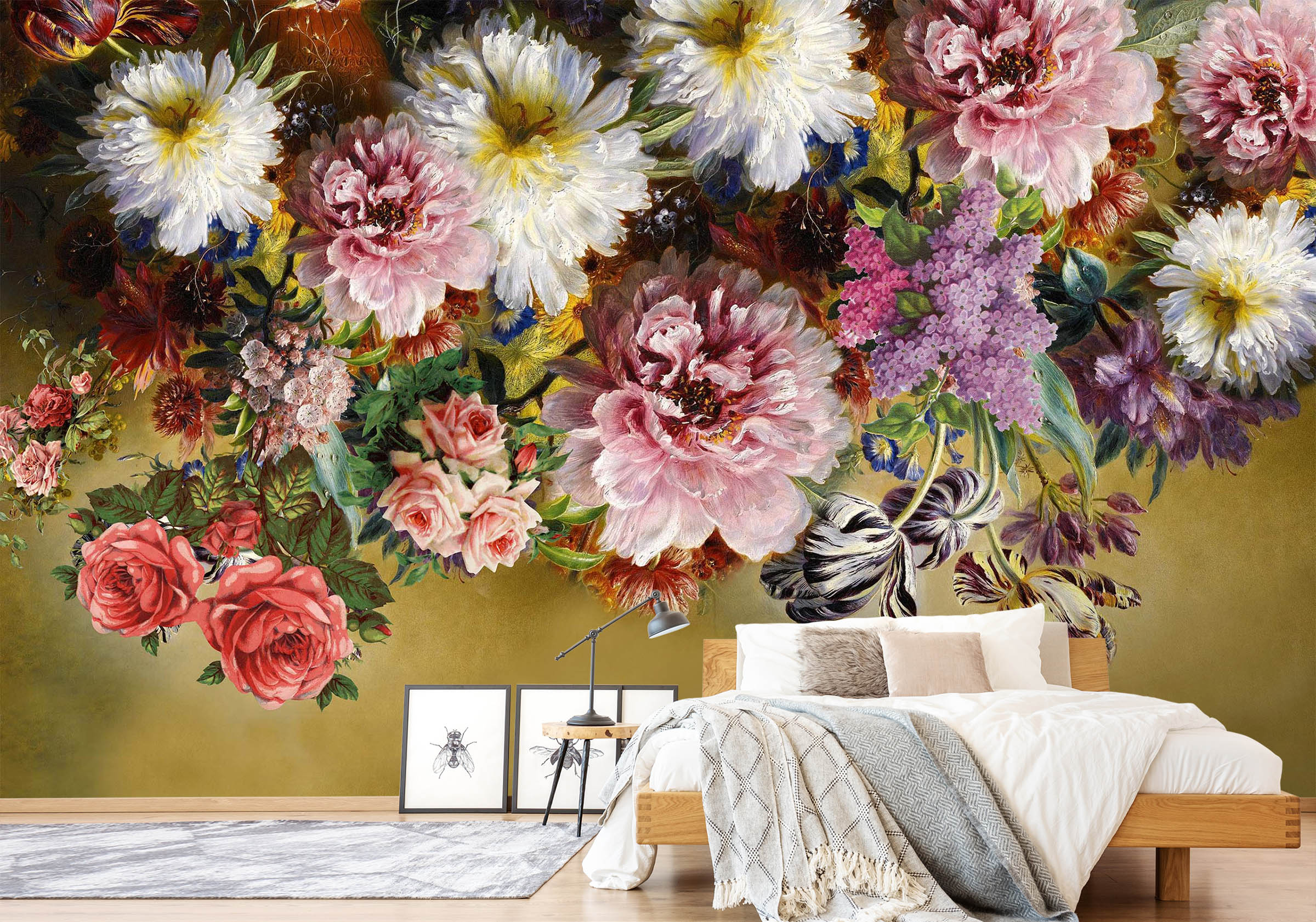 3D Rose Flower 1612 Wall Murals