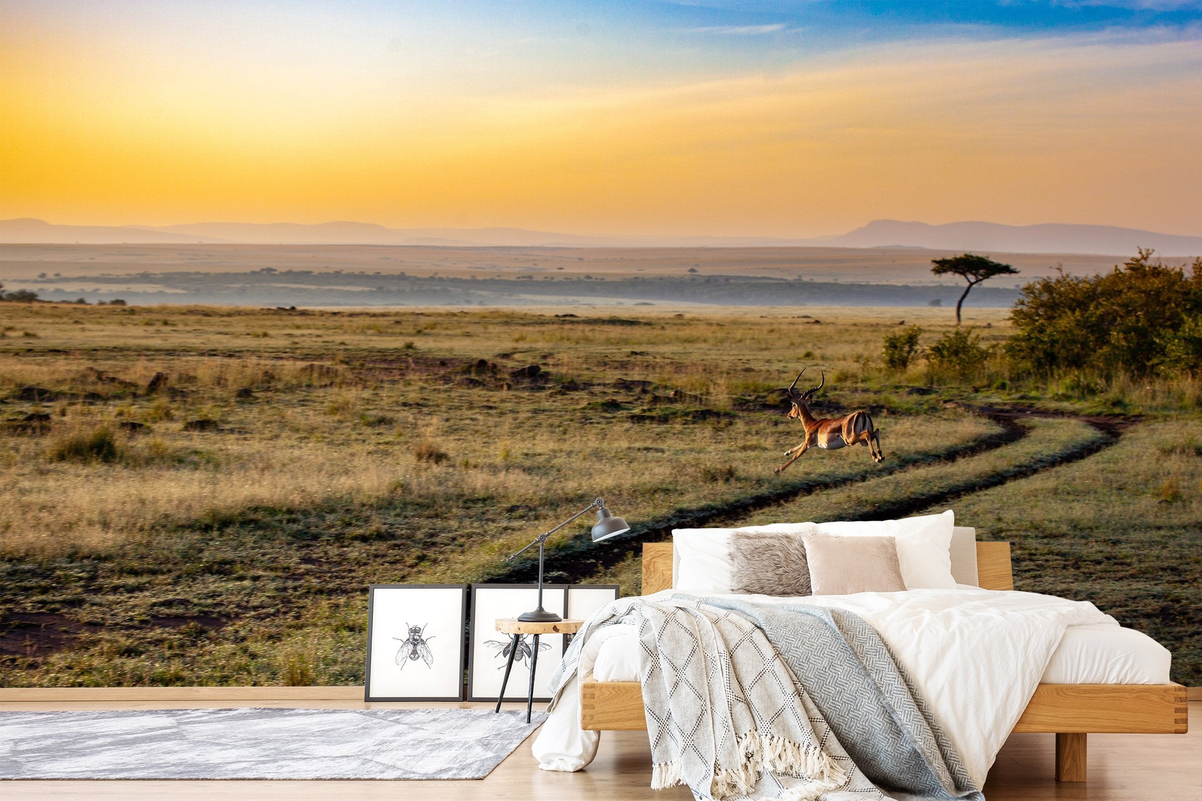 3D Forest Antelope 124 Wallpaper AJ Wallpaper 