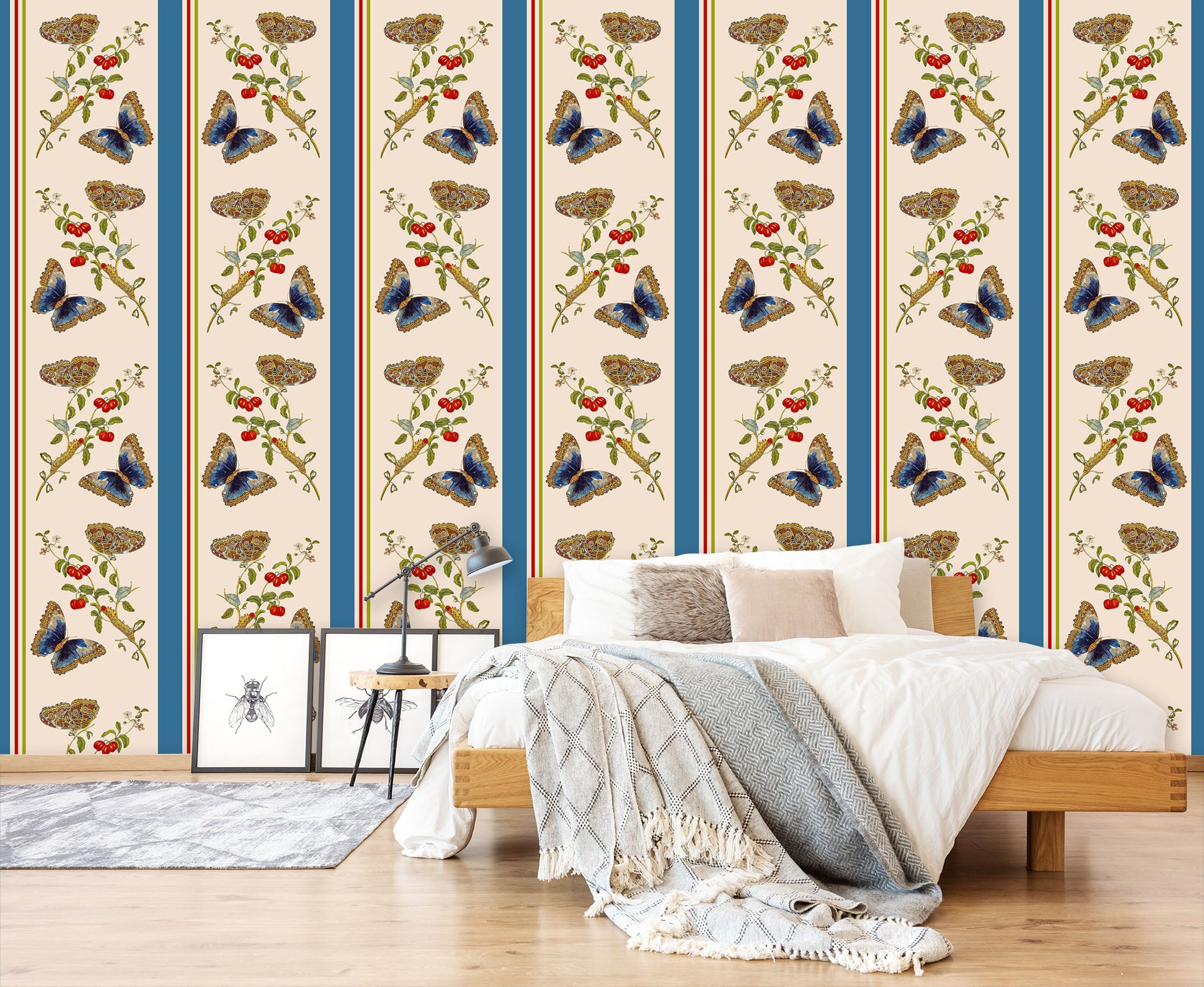 3D Butterfly Flying 166 Uta Naumann Wall Mural Wall Murals