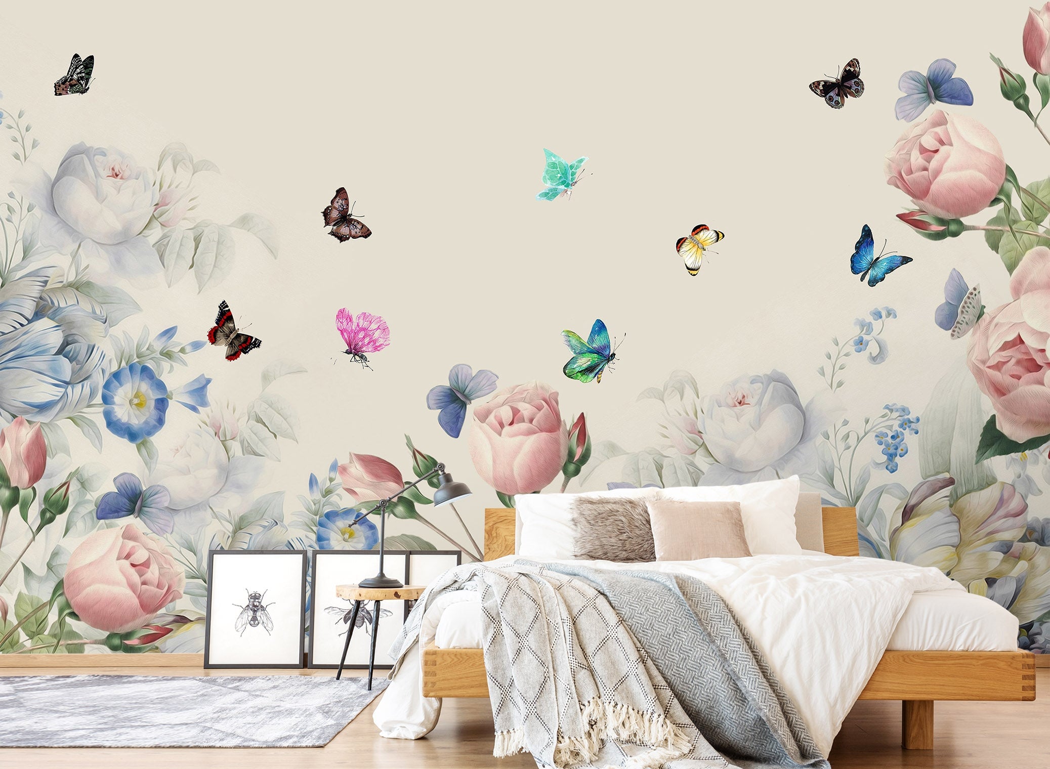 3D Color Butterfly 120 Wall Murals Wallpaper AJ Wallpaper 2 