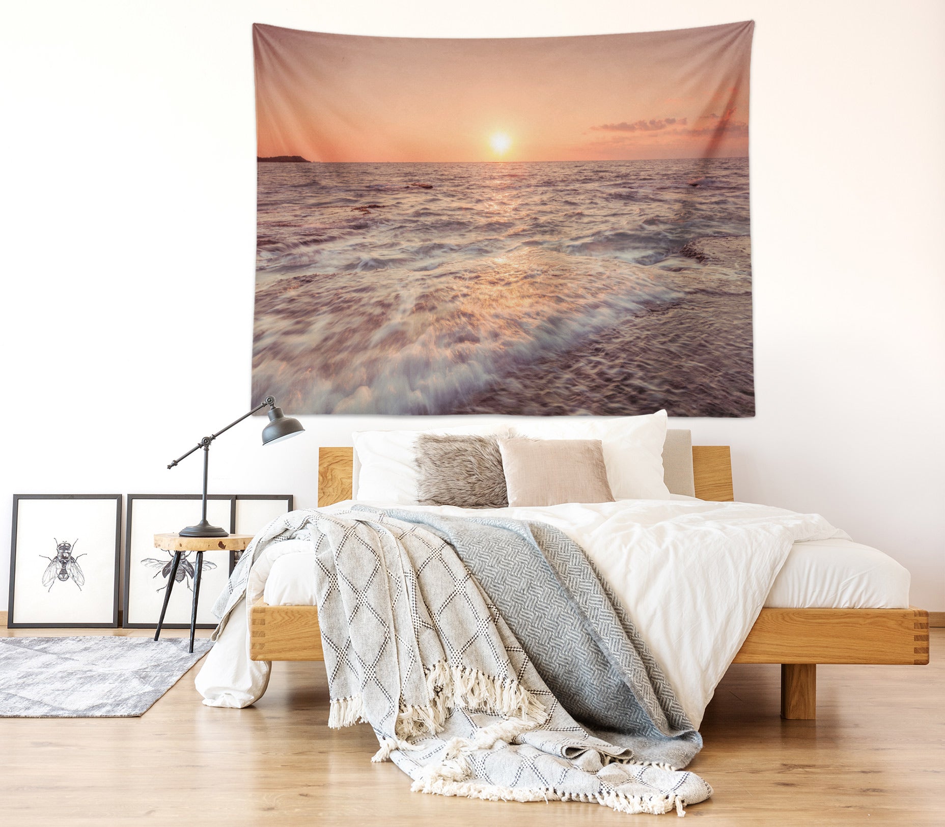 3D Tide Sunshine 116123 Assaf Frank Tapestry Hanging Cloth Hang