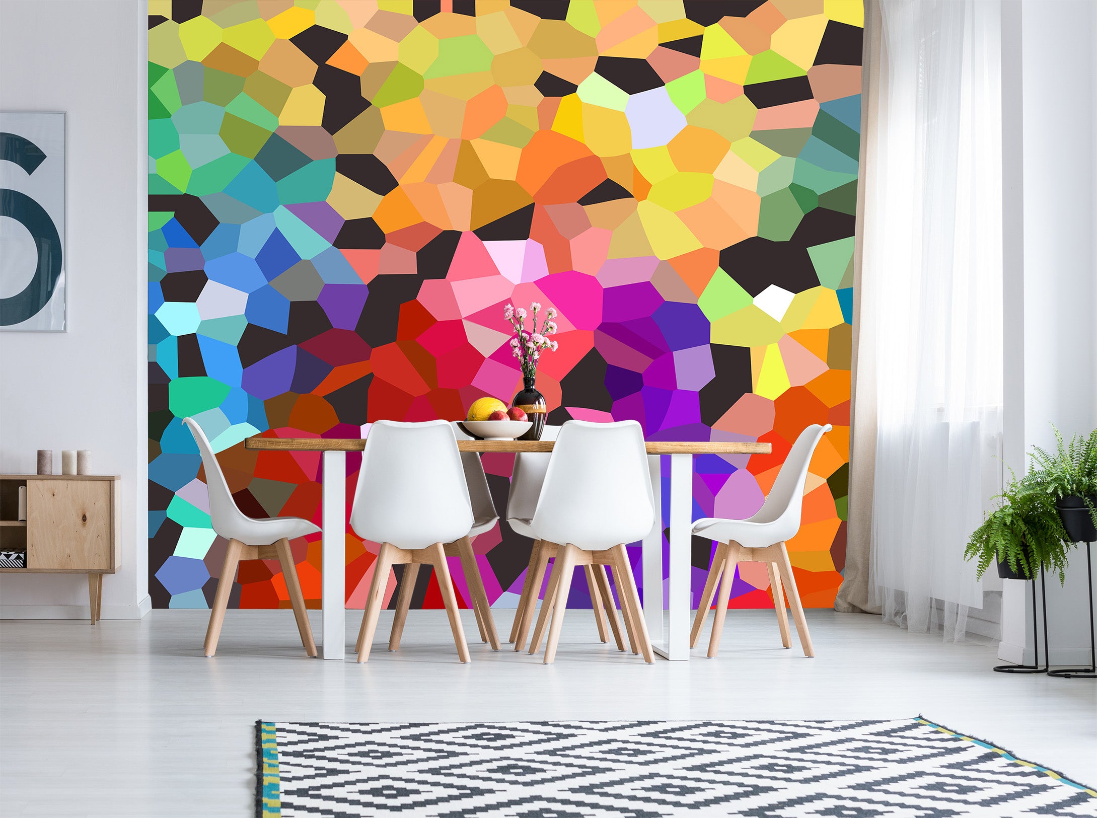 3D Dazzling Color 1003 Shandra Smith Wall Mural Wall Murals