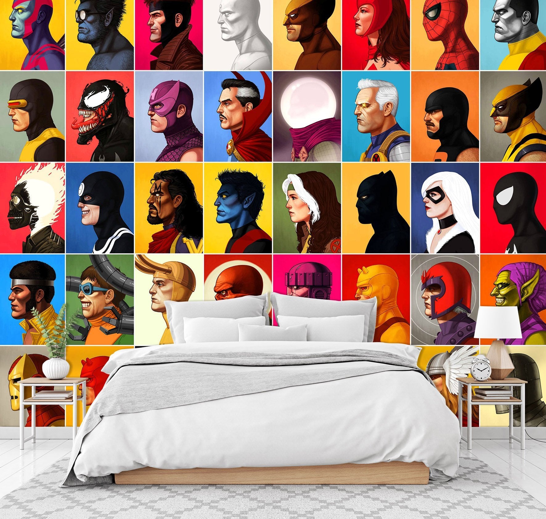 3D Head Color 099 Wallpaper AJ Wallpaper 