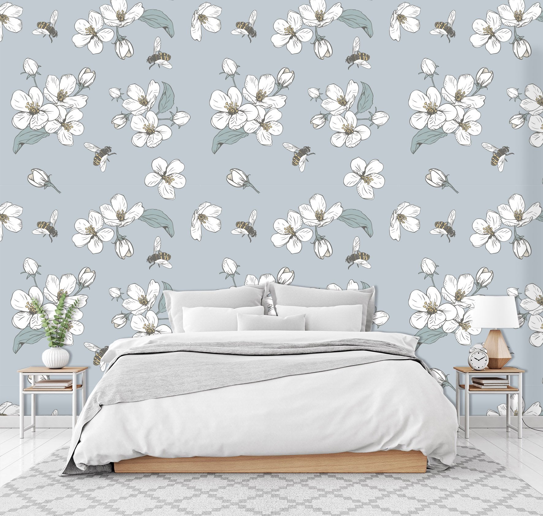 3D Small Flowers 035 Wallpaper AJ Wallpaper 