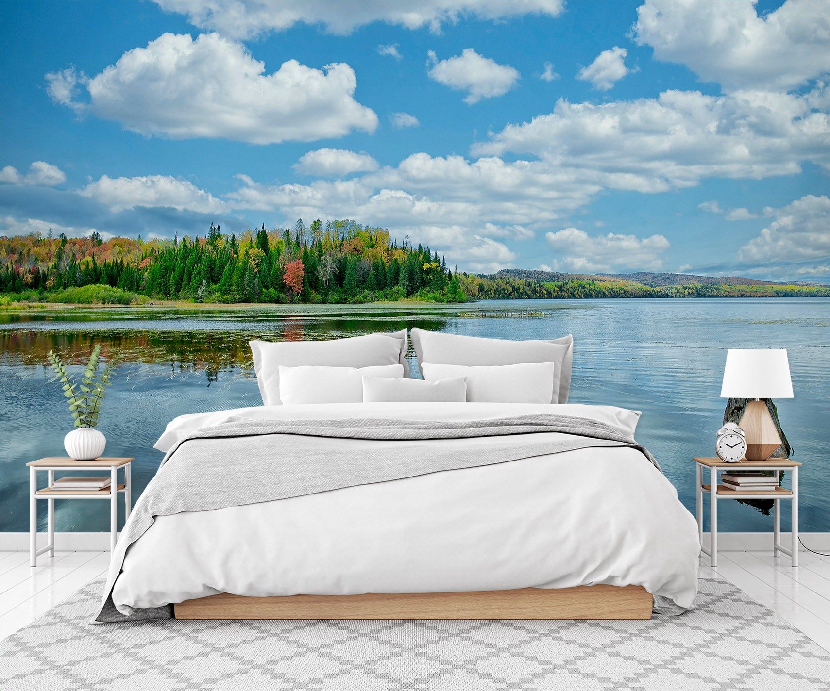 3D Lake 62085 Kathy Barefield Wall Mural Wall Murals