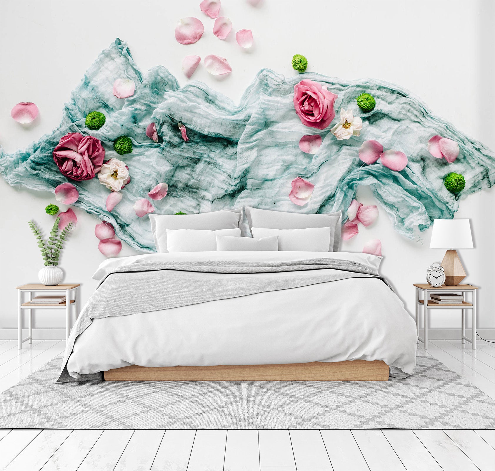 3D Petal Silk 1615 Wall Murals