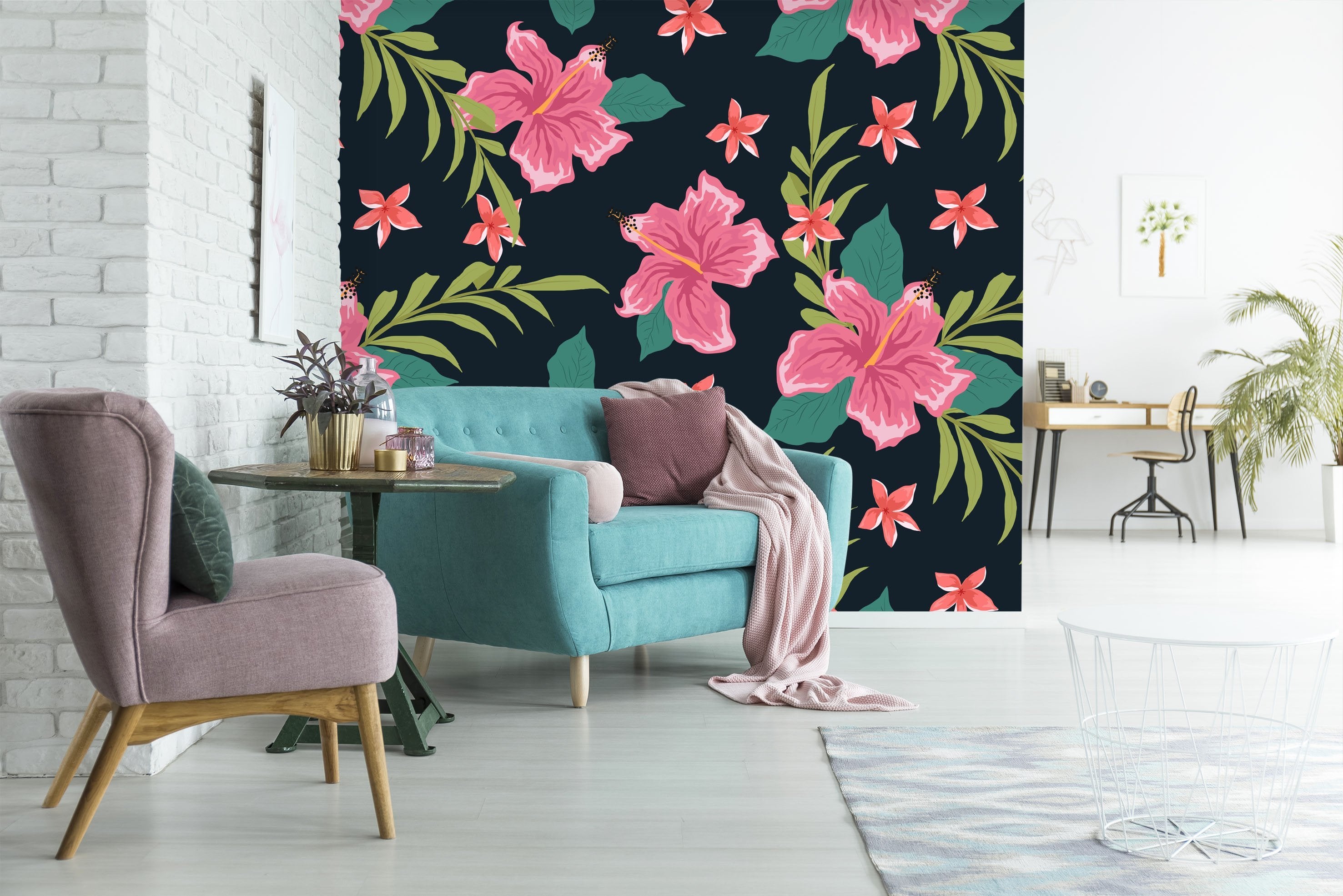 3D Pretty Flower 033 Wallpaper AJ Wallpaper 