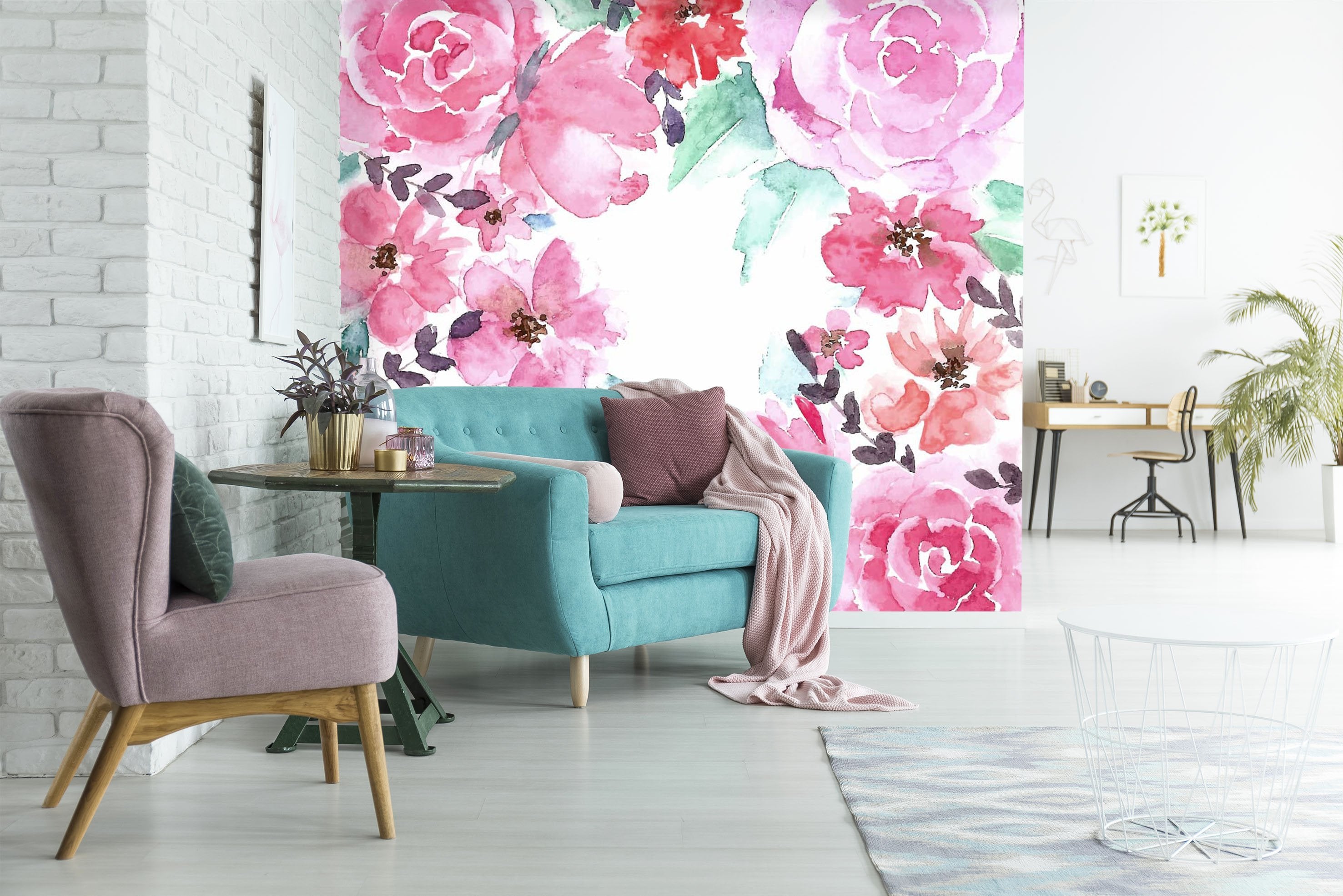 3D Rose Flower 031 Wallpaper AJ Wallpaper 