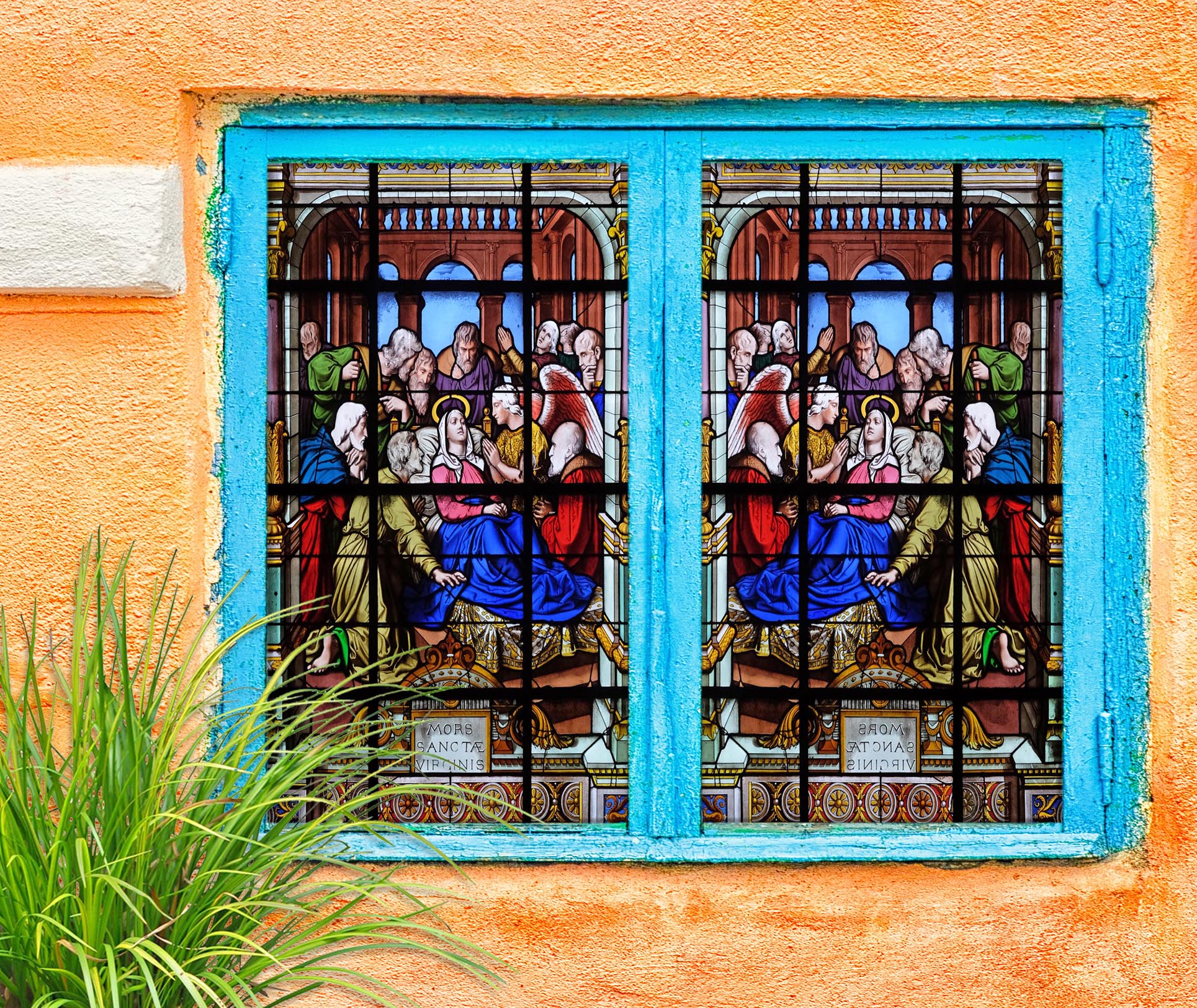 3D Girl Sick 209 Window Film Print Sticker Cling Stained Glass UV Block